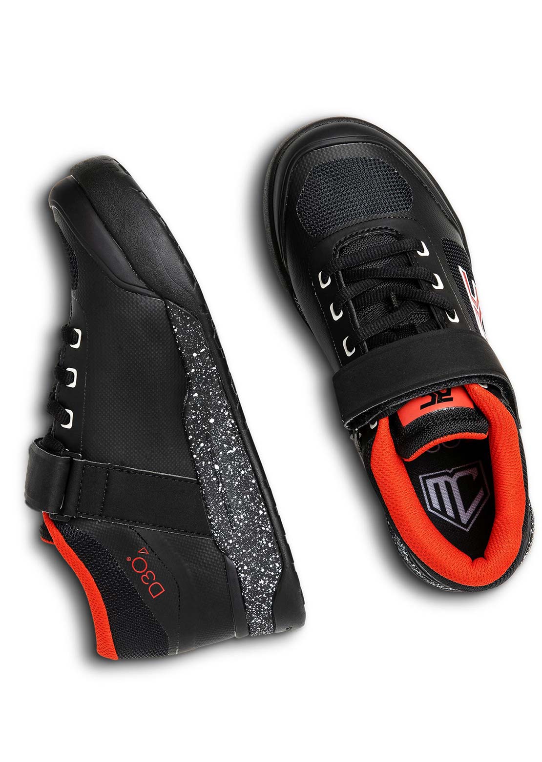 Ride Concepts Women's Traverse Clip Shoes Black/Red