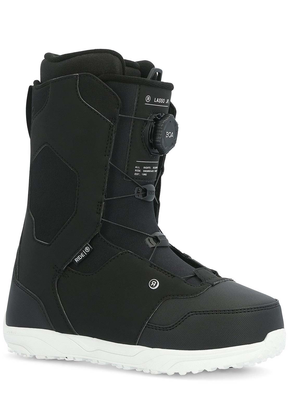 Ride Junior Lasso Snowbaord Boots Black