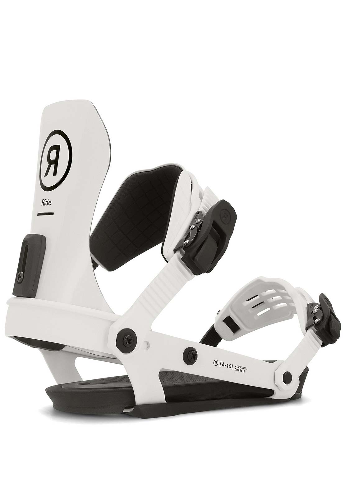 Ride Men&#39;s A-10 Snowboard Bindings White