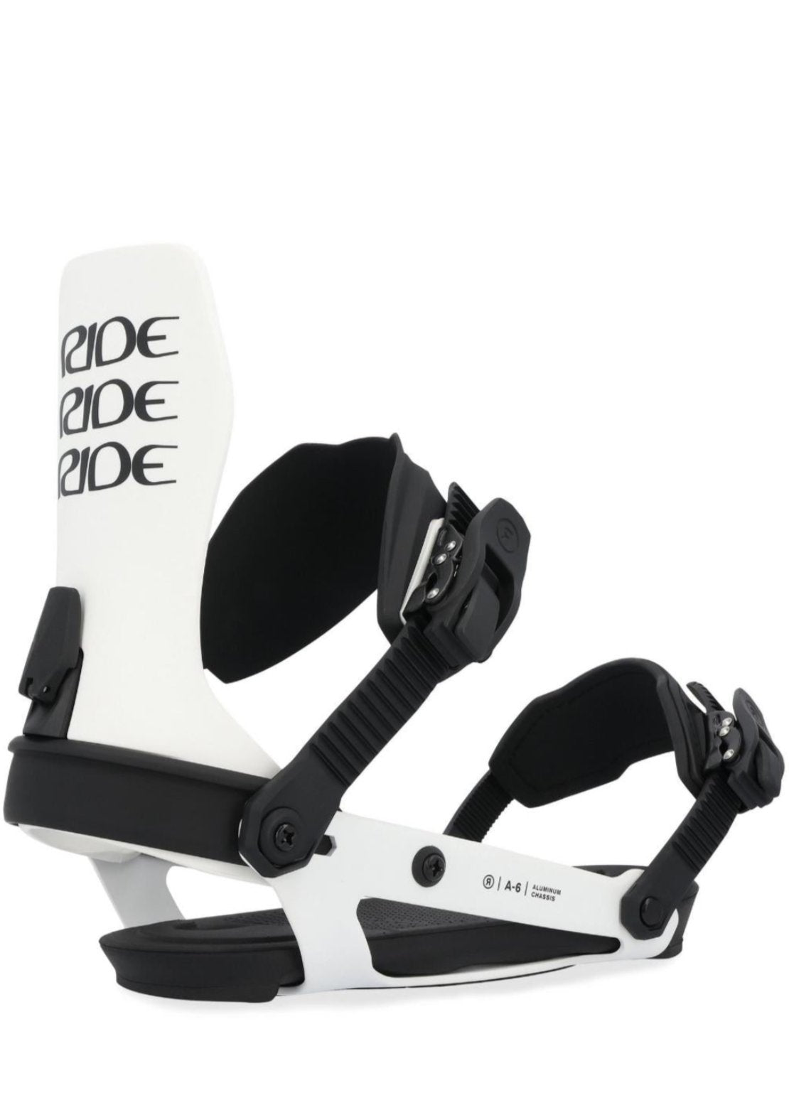 Ride Men's A-6 Snowboard Bindings White