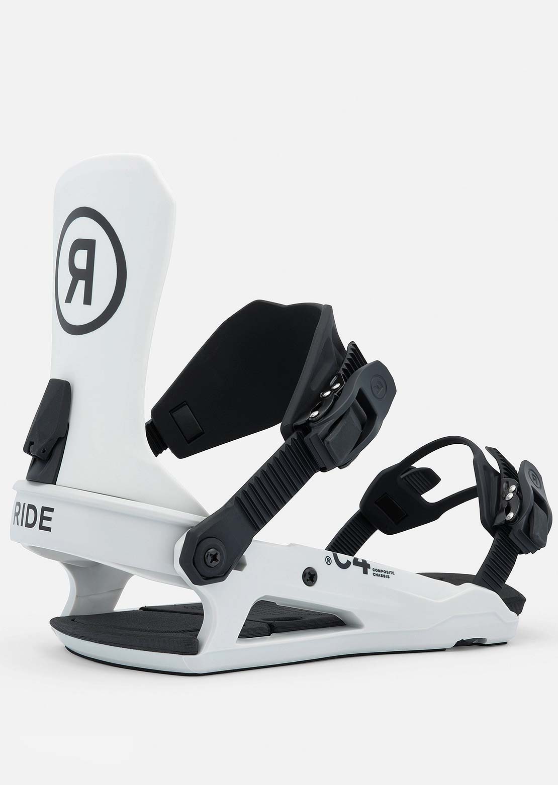 Ride Men's C-4 Snowboard Bindings Grey