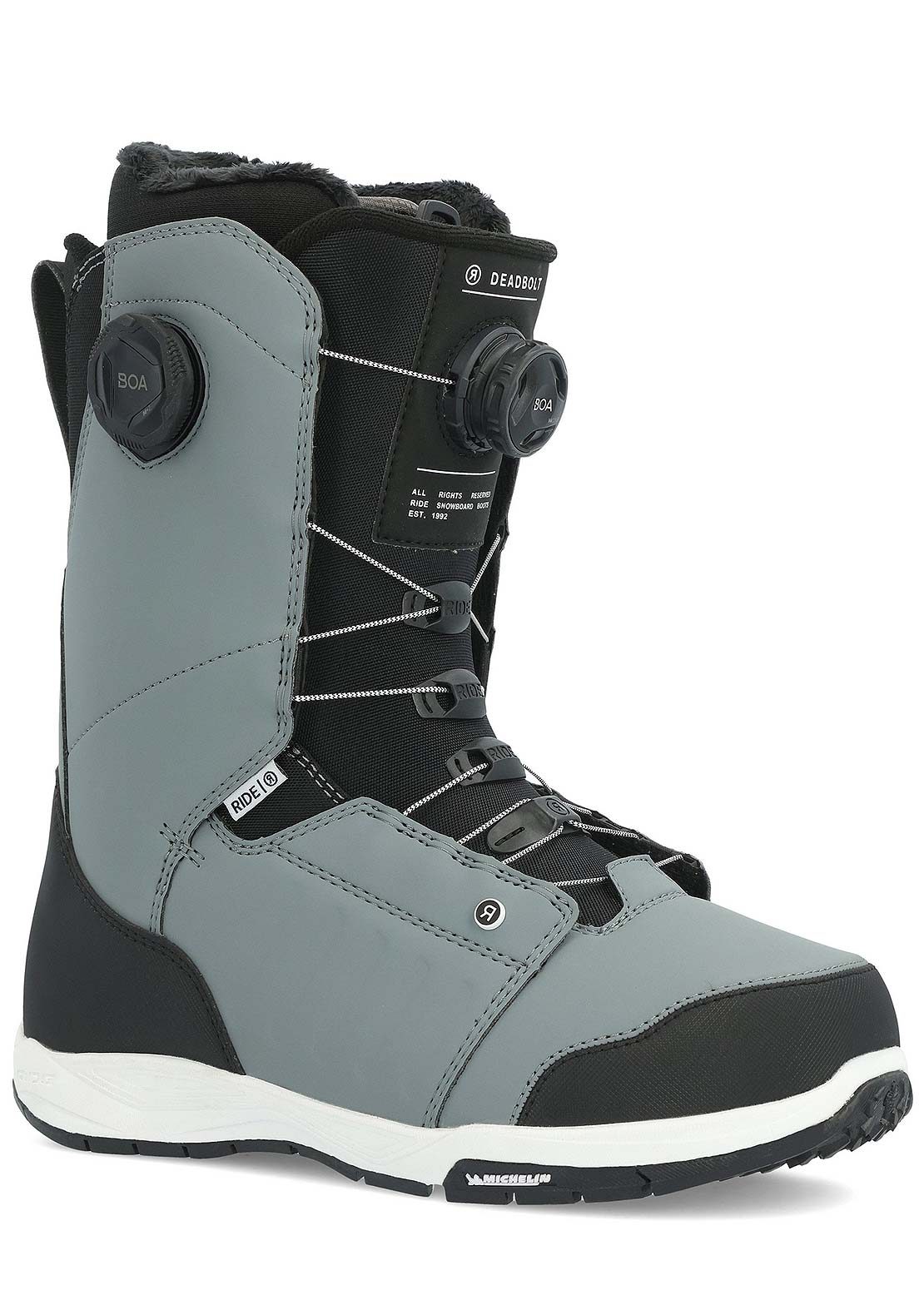 Ride Men&#39;s Deadbolt Zonal Snowboard Boots Slate