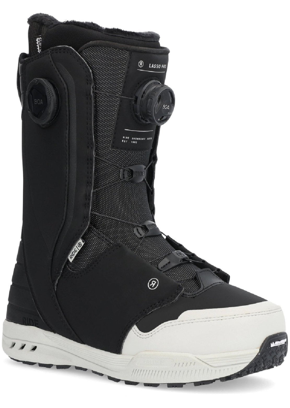 Ride Men&#39;s Lasso Pro Wide Snowboard Boots Black