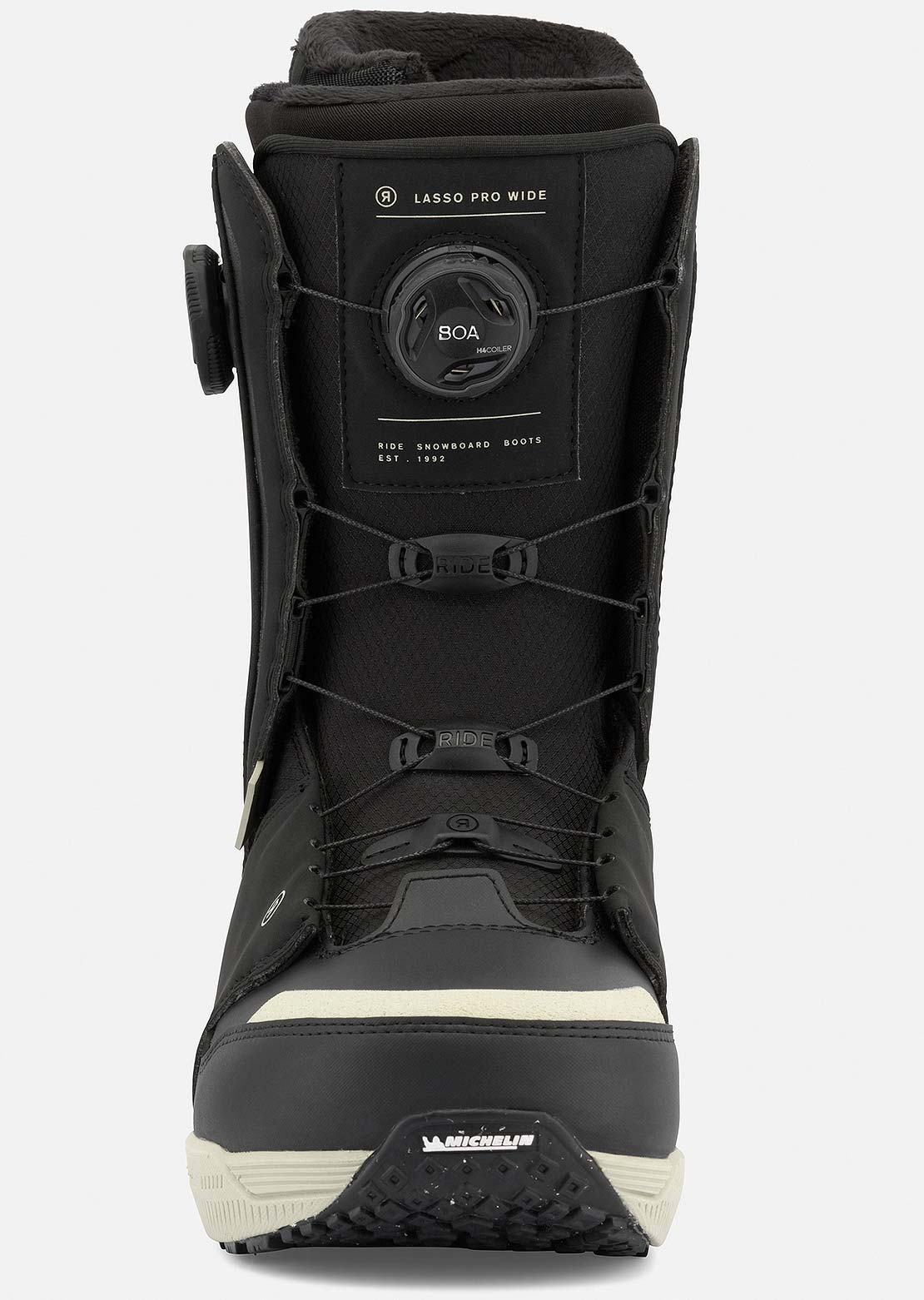 Ride Men's Lasso Pro Wide Snowboard Boots Black