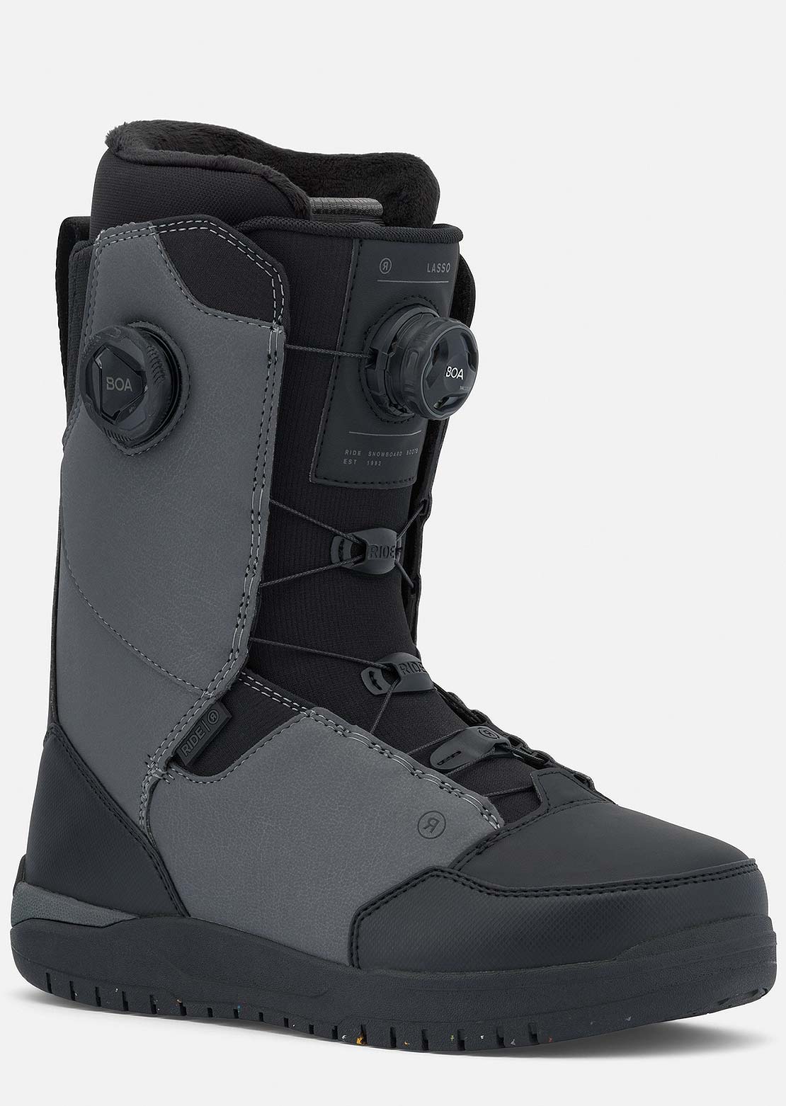 Ride Men's Lasso Snowboard Boots Grey