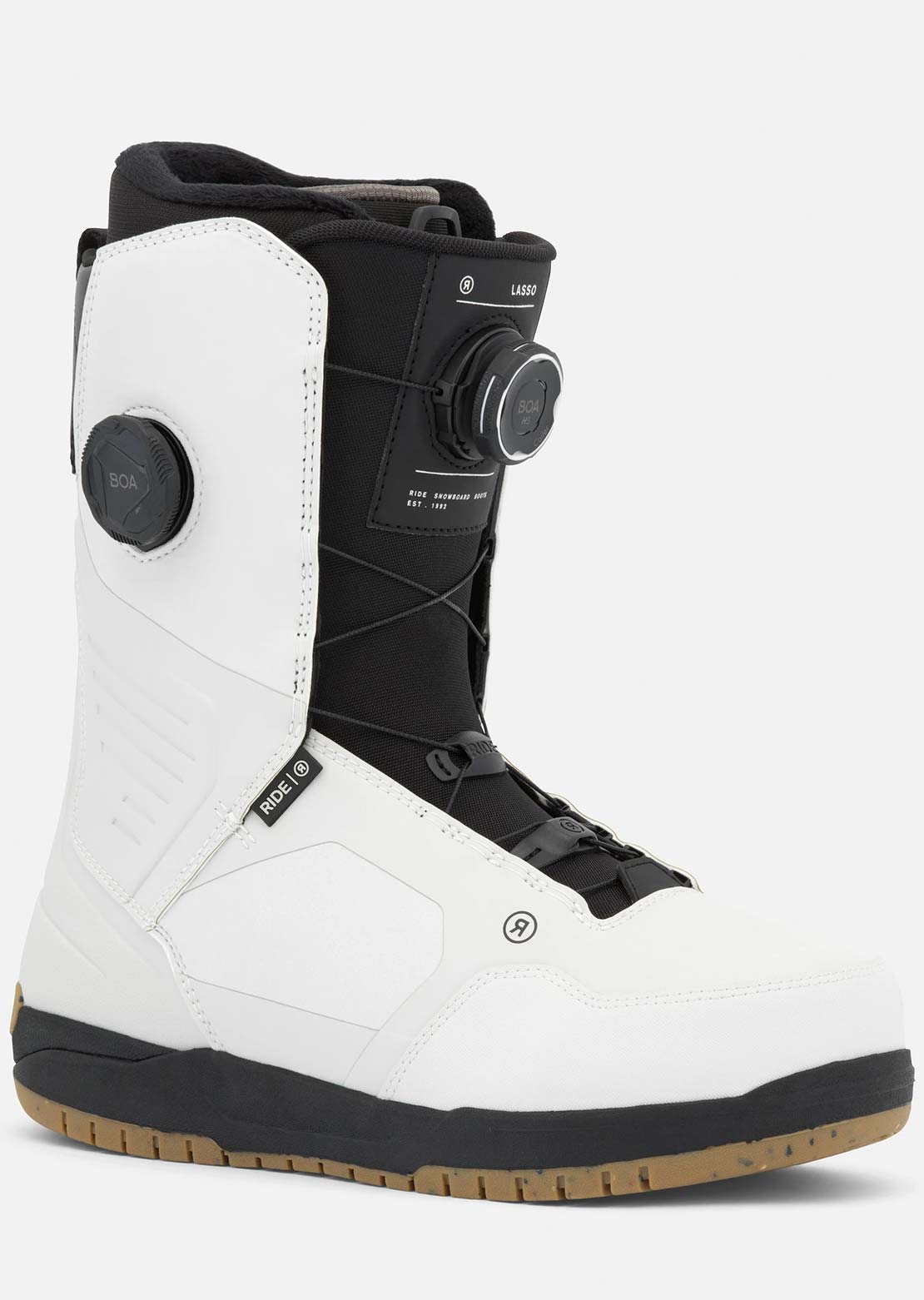Ride Men's Lasso Snowboard Boots White