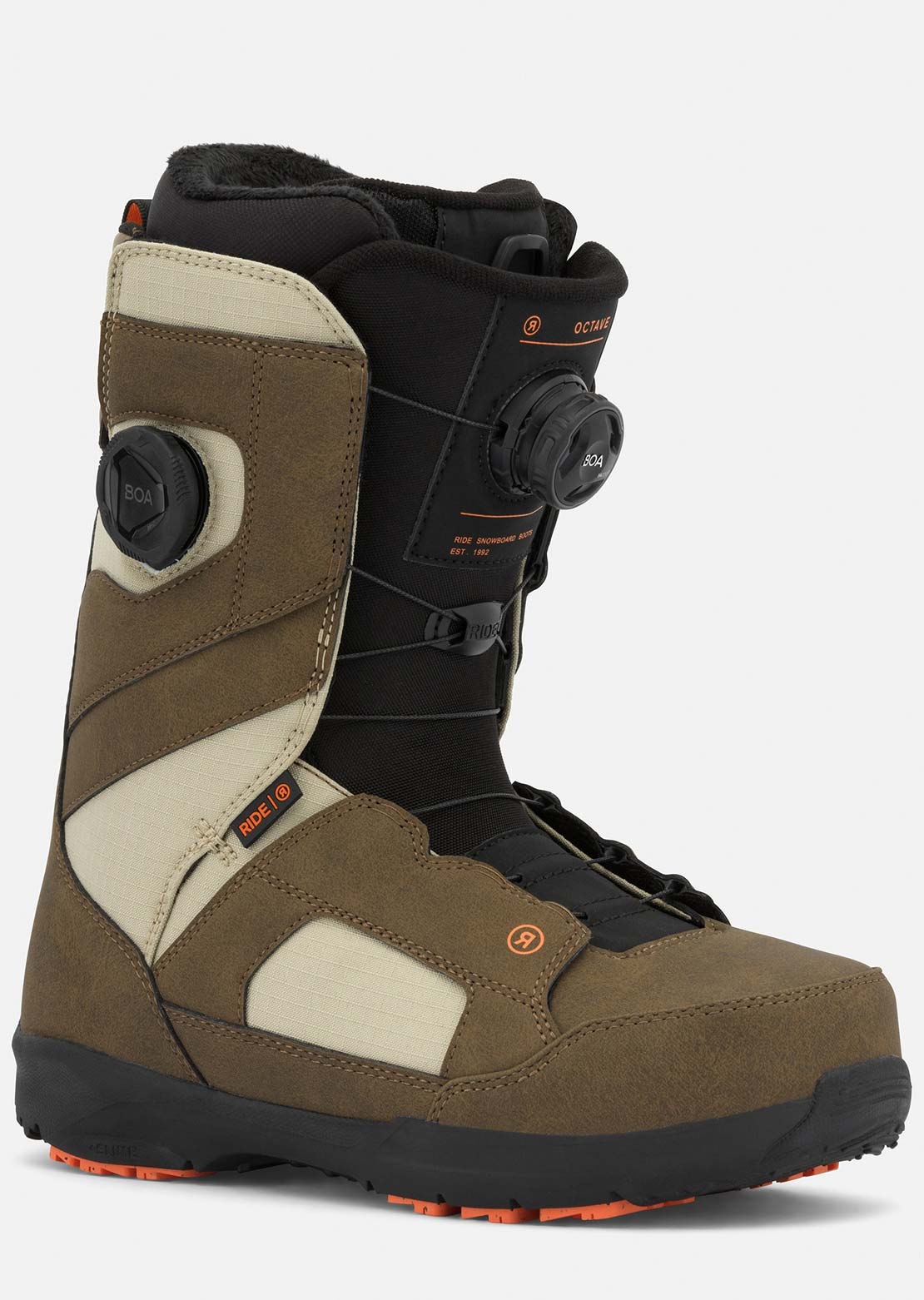 Ride Men's Octave Snowboard Boots Brown
