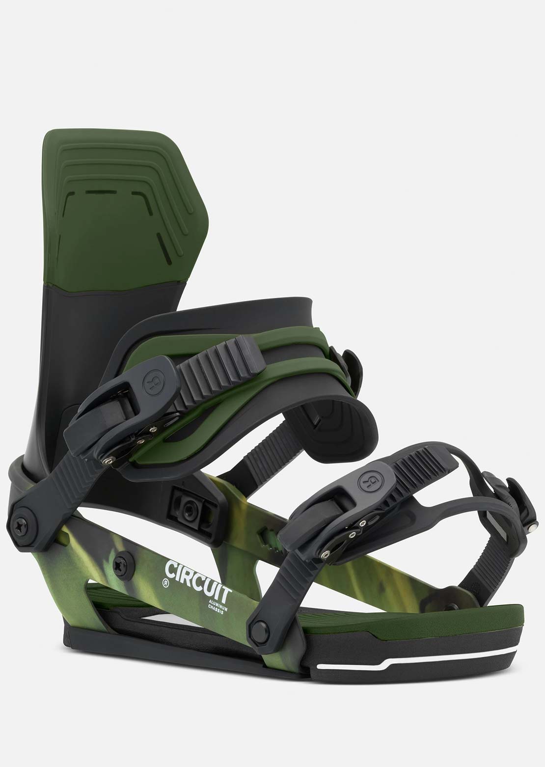 Ride Unisex Circuit Snowboard Bindings Swamp Camo