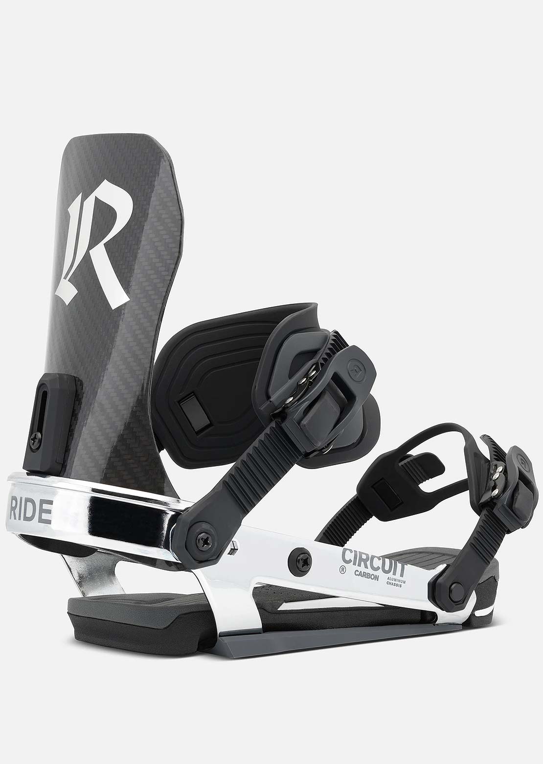 Ride Unisex Circuit Carbon Snowboard Bindings Black