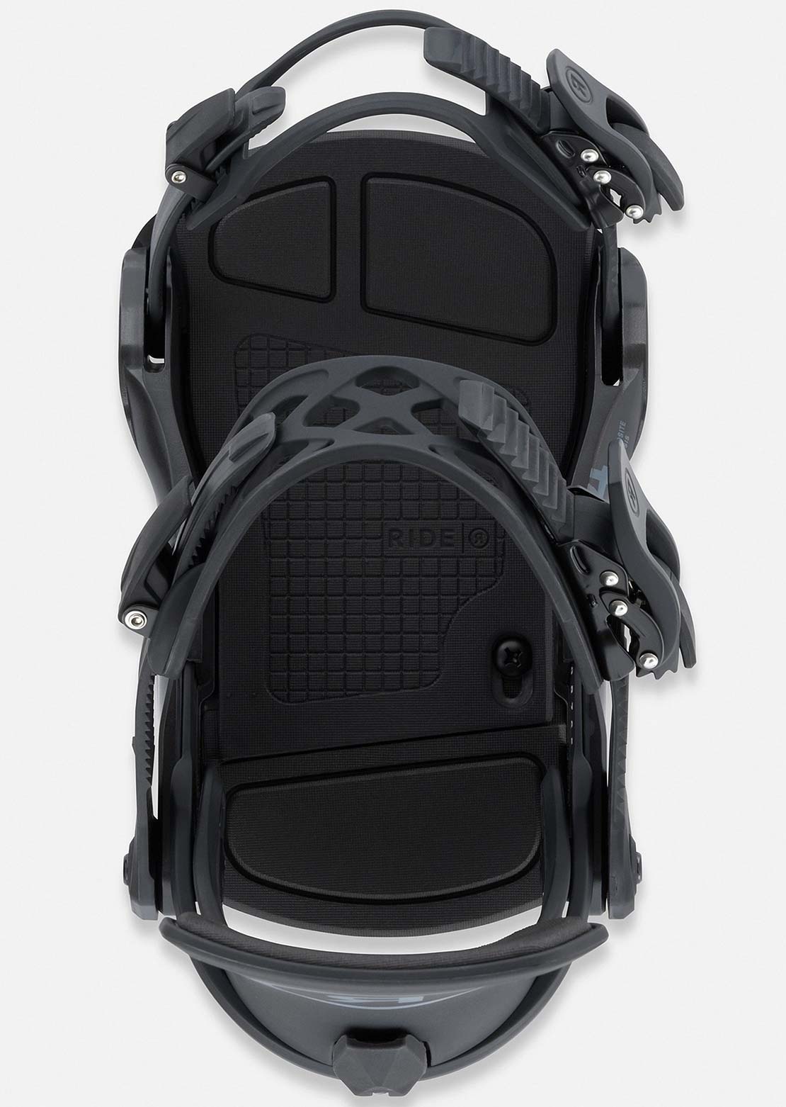 ride cl-4 snowboard bindings Women's 2025 Ski Pro AZ Series chassis pairs an aluminum heel cup with a polycarbonate base tray for comfort and a provides a damp ride Ride CL-4 Snowboard Bindings Womens