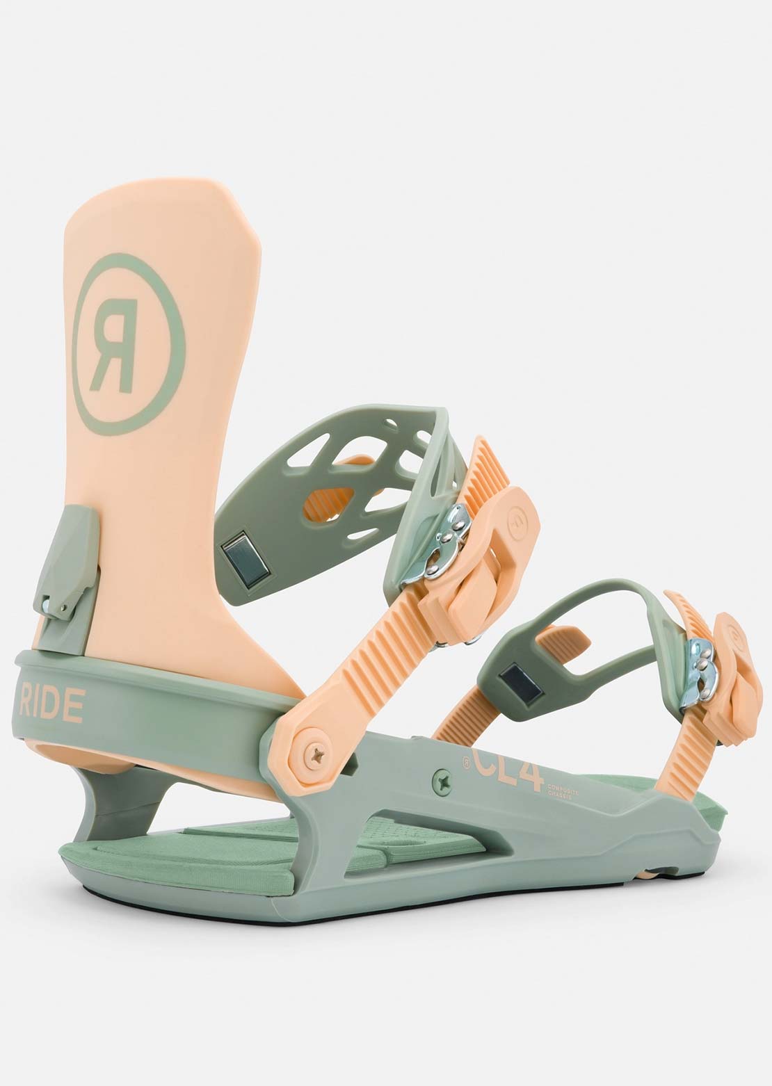 Ride Women's CL-4 Snowboard Bindings Peach