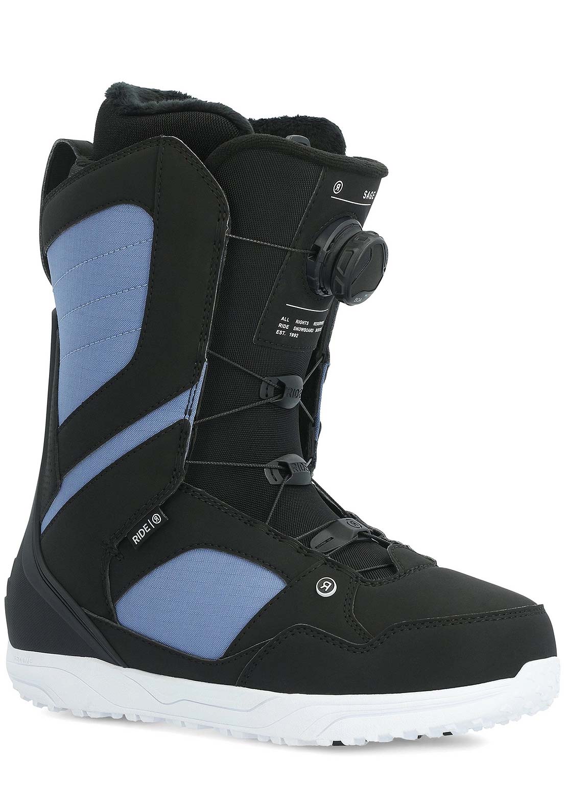 Ride Women's Sage BOA Coiler Snowboard Boots Iris