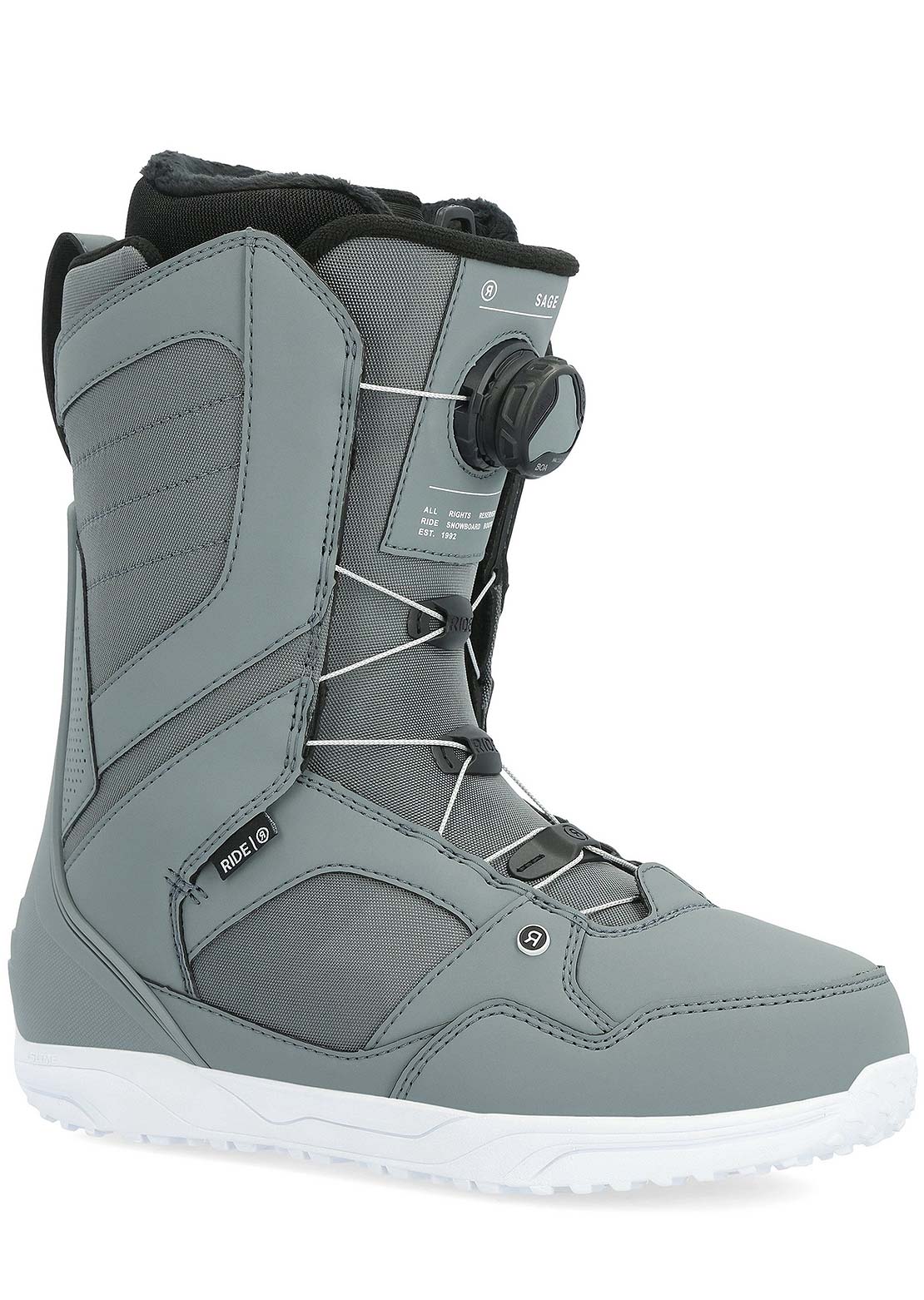 Ride Women's Sage BOA Coiler Snowboard Boots Slate