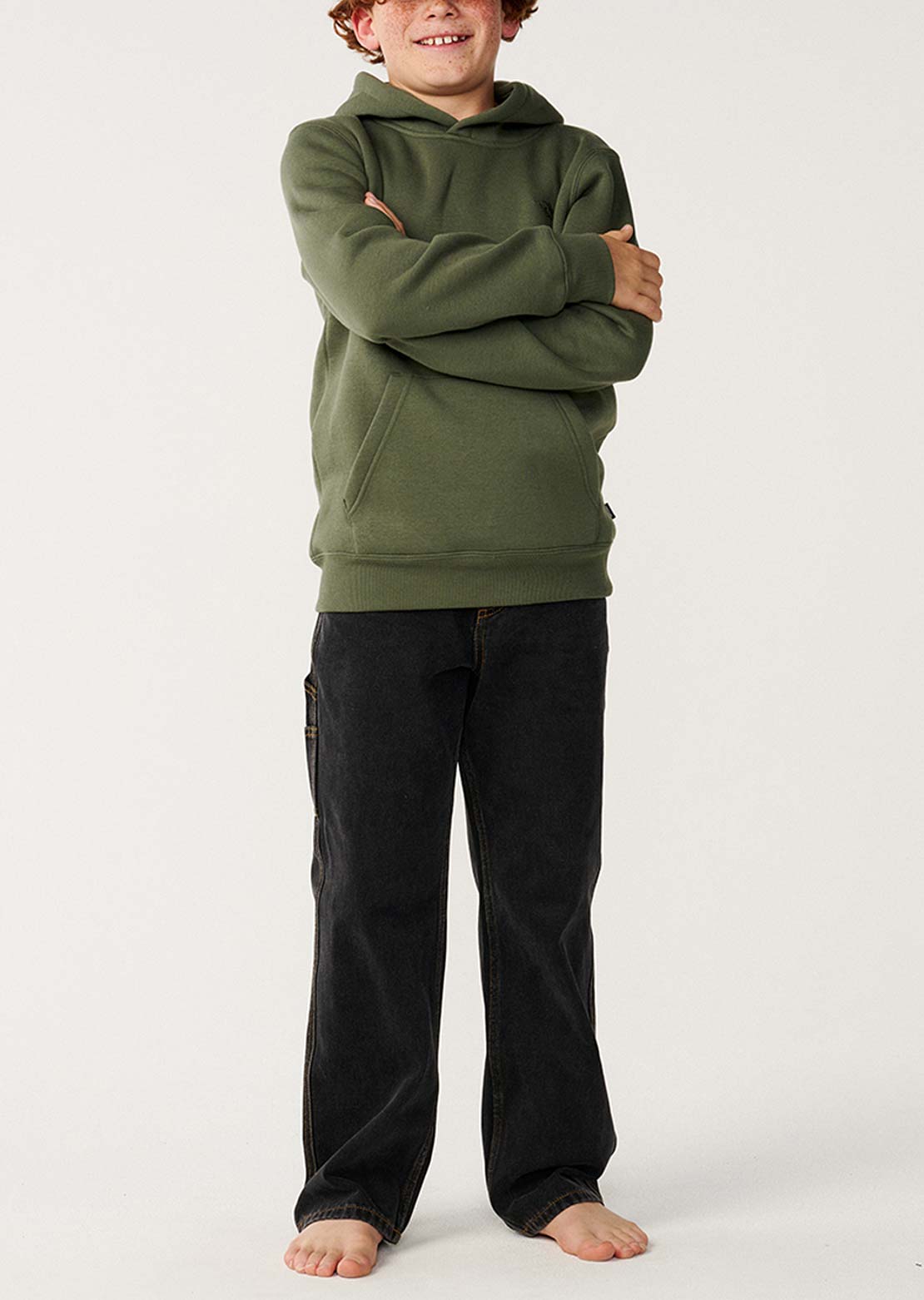 Rip Curl Junior Classic Surf Hood Dark Olive