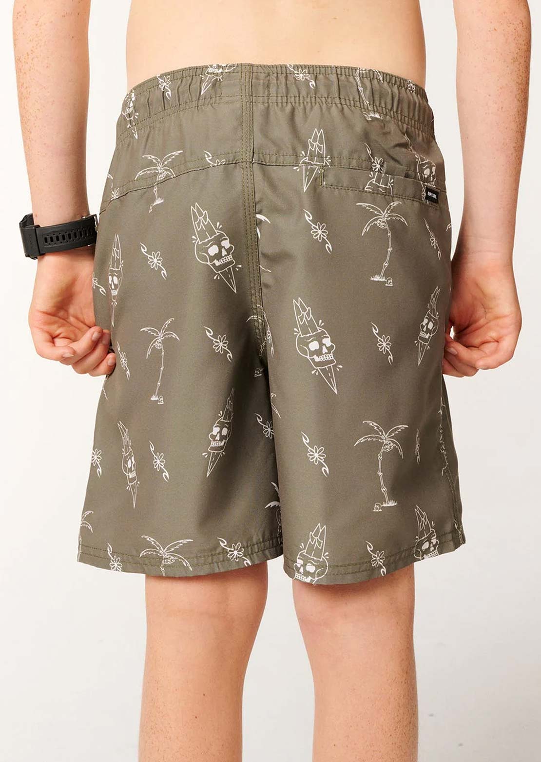Rip Curl Junior Eternal Shred Volley Shorts Aloe