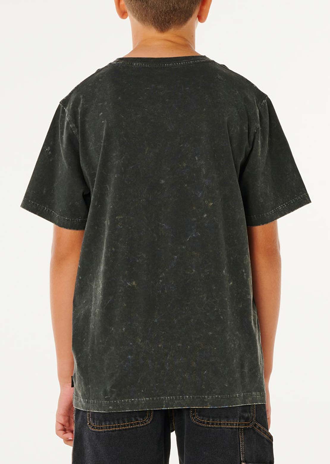 Rip Curl Junior Eternal Shred Wash T-Shirt Washed Black