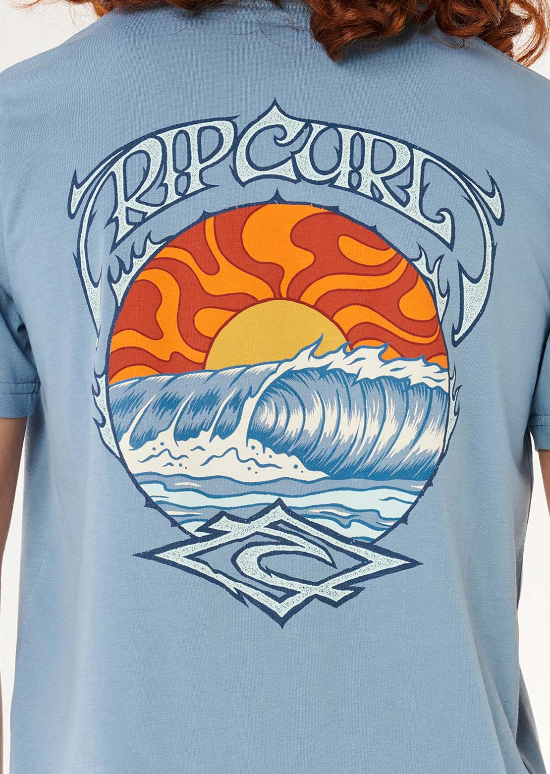 Rip Curl Junior Hazey Days T-Shirt Faded Denim