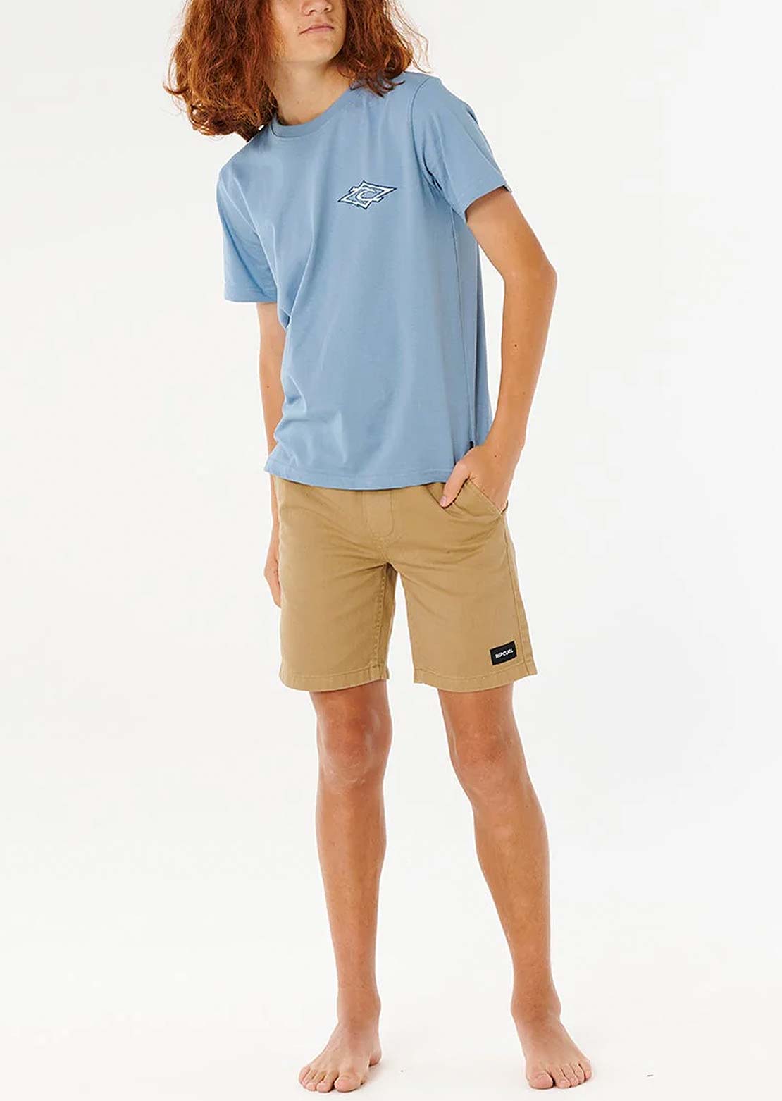 Rip Curl Junior Hazey Days T-Shirt Faded Denim