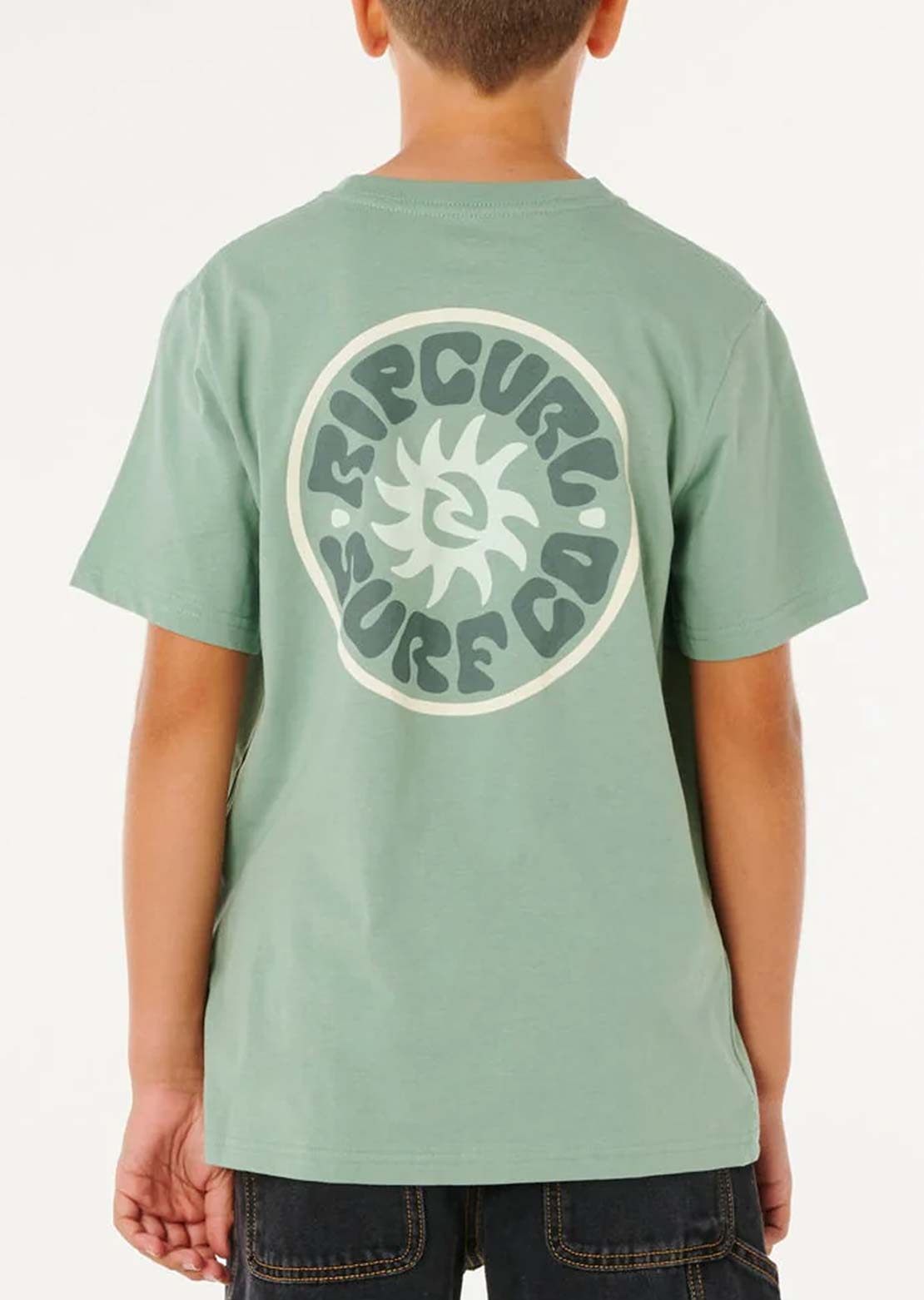 Rip Curl Junior Pacific Rinse Circle T-Shirt Aloe