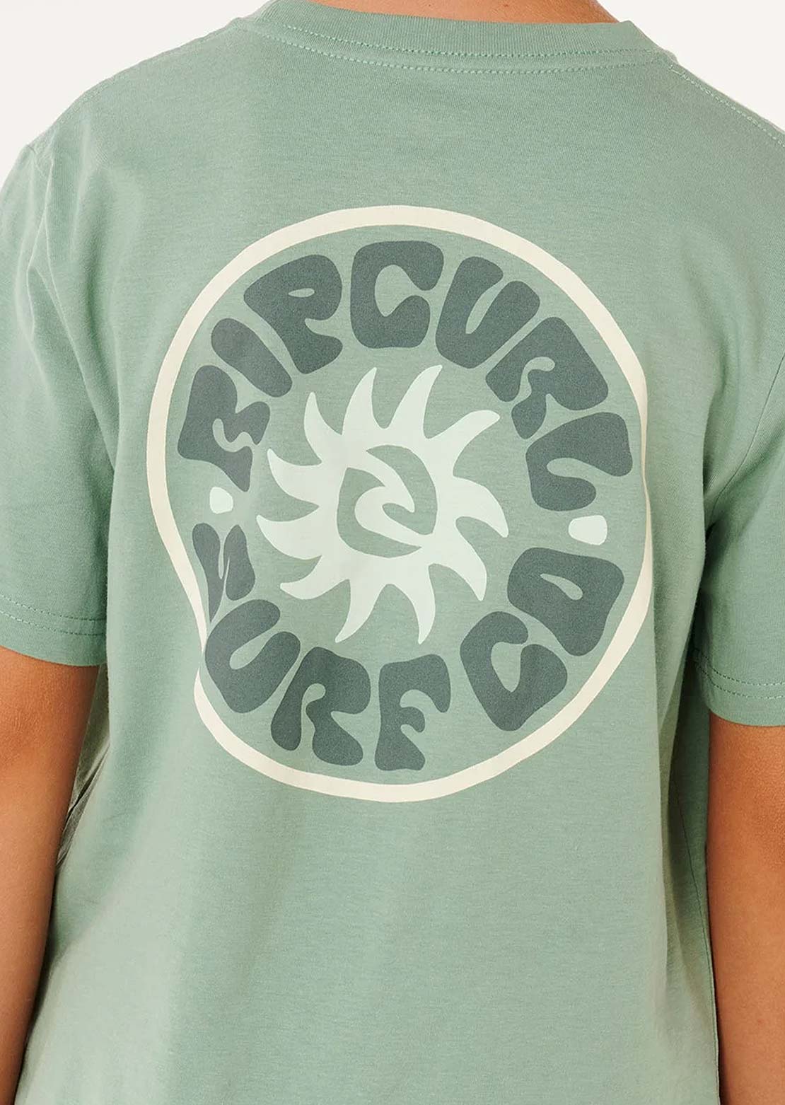 Rip Curl Junior Pacific Rinse Circle T-Shirt Aloe
