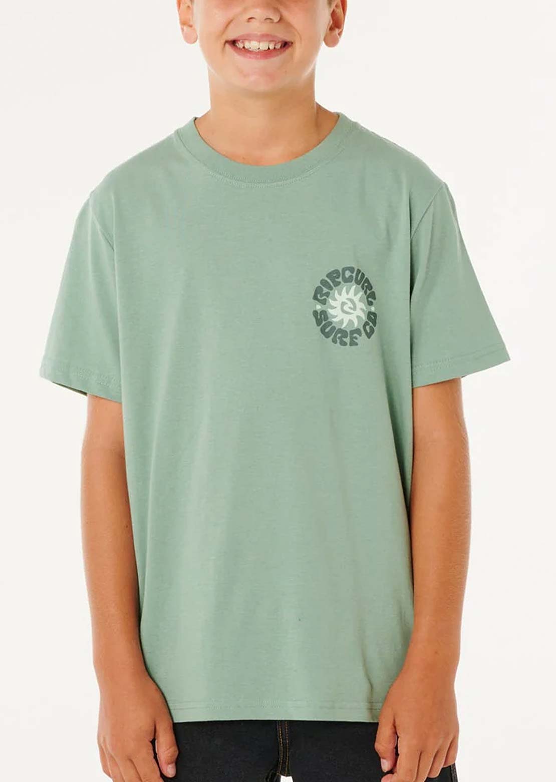 Rip Curl Junior Pacific Rinse Circle T-Shirt Aloe