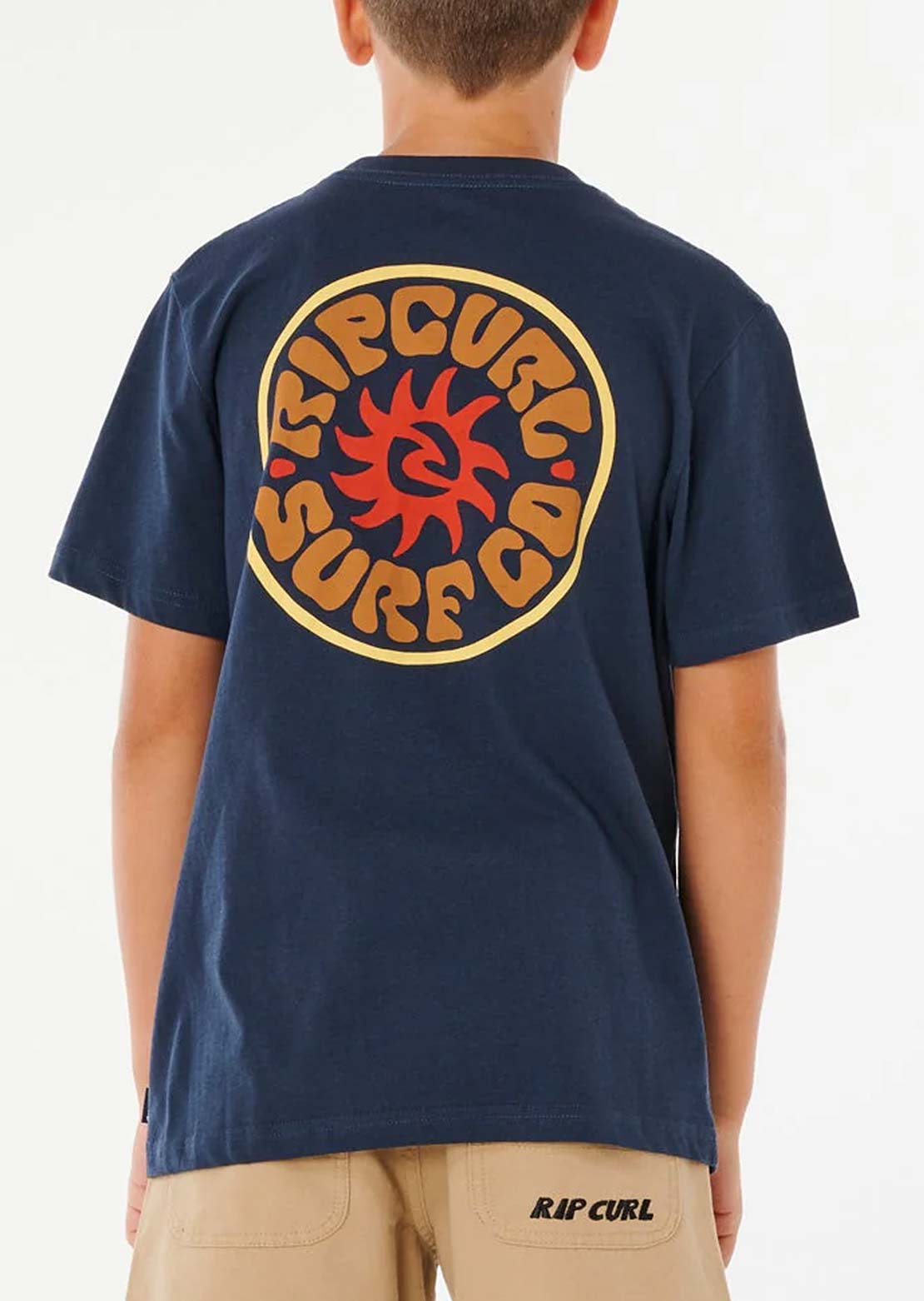 Rip Curl Junior Pacific Rinse Circle T-Shirt Dark Navy