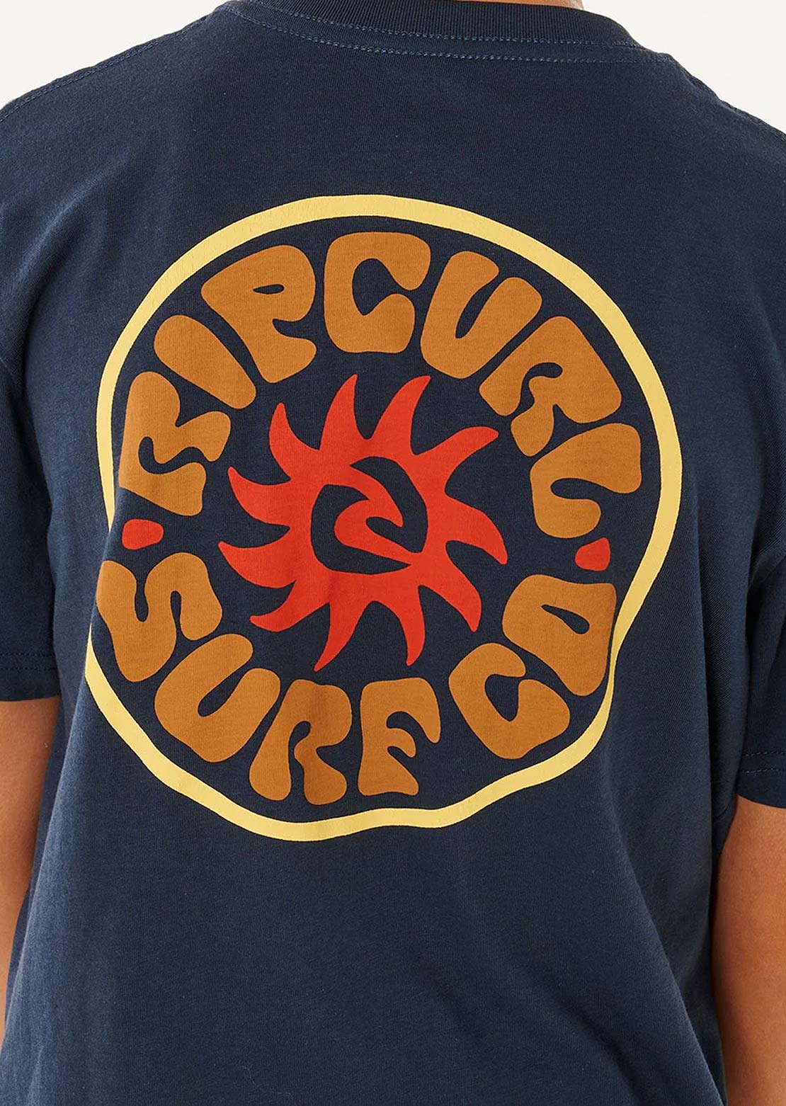 Rip Curl Junior Pacific Rinse Circle T-Shirt Dark Navy
