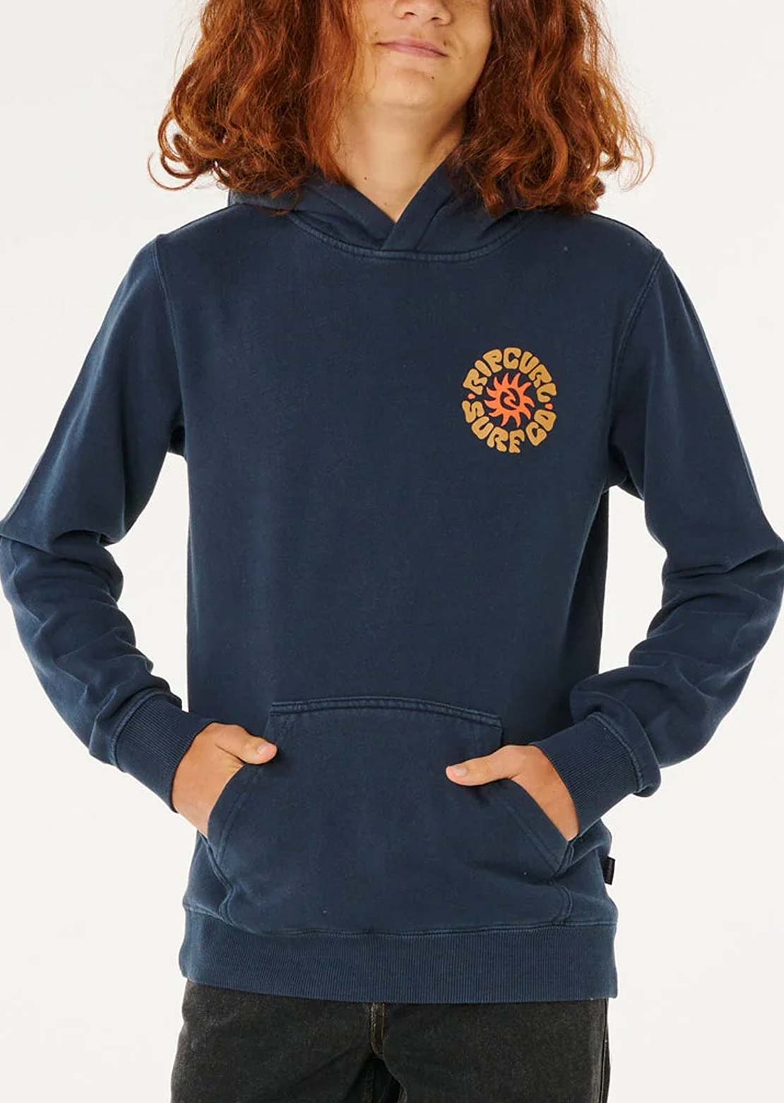 Rip Curl Junior Pacific Rinse Hood Dark Navy