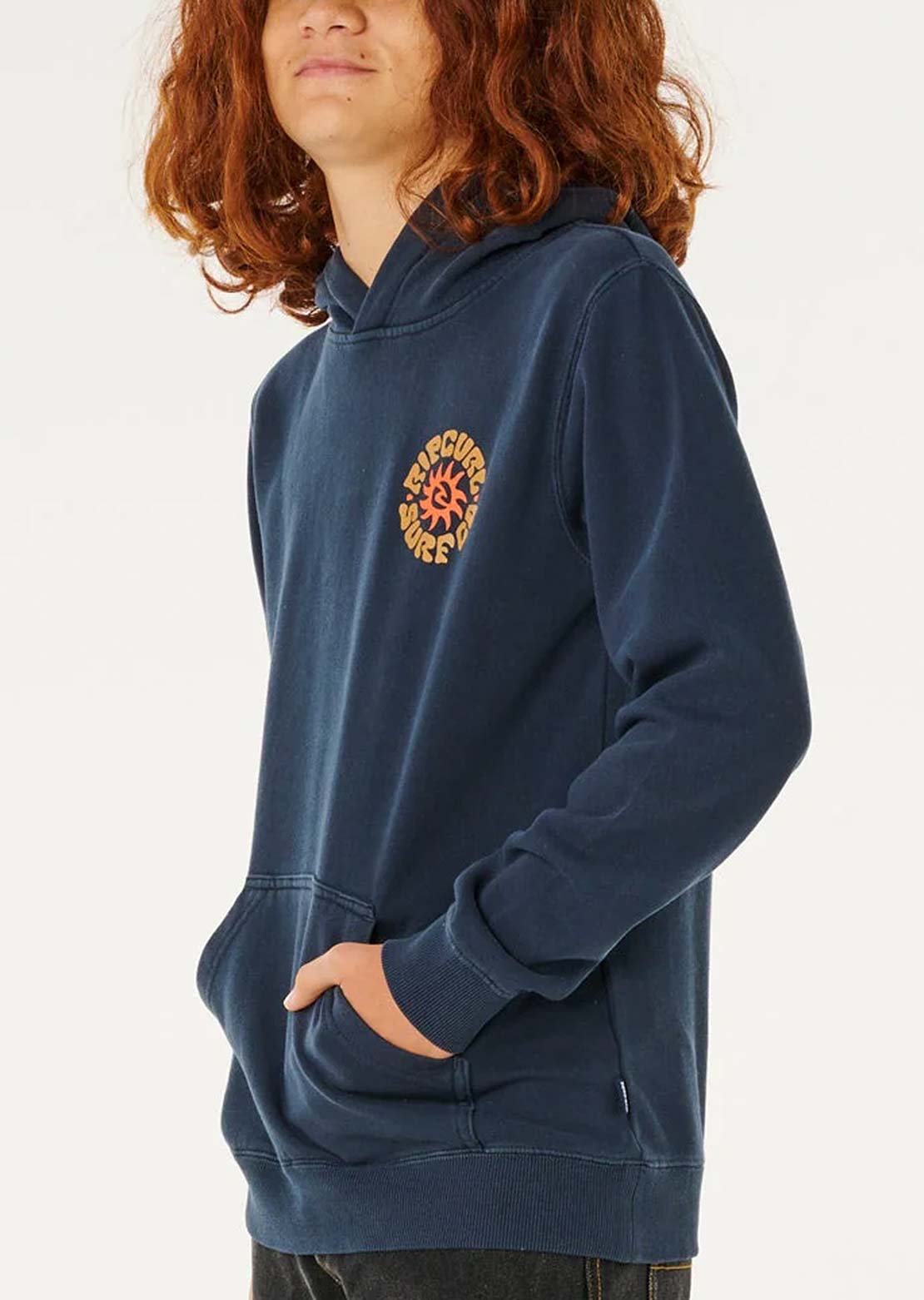 Rip Curl Junior Pacific Rinse Hood Dark Navy