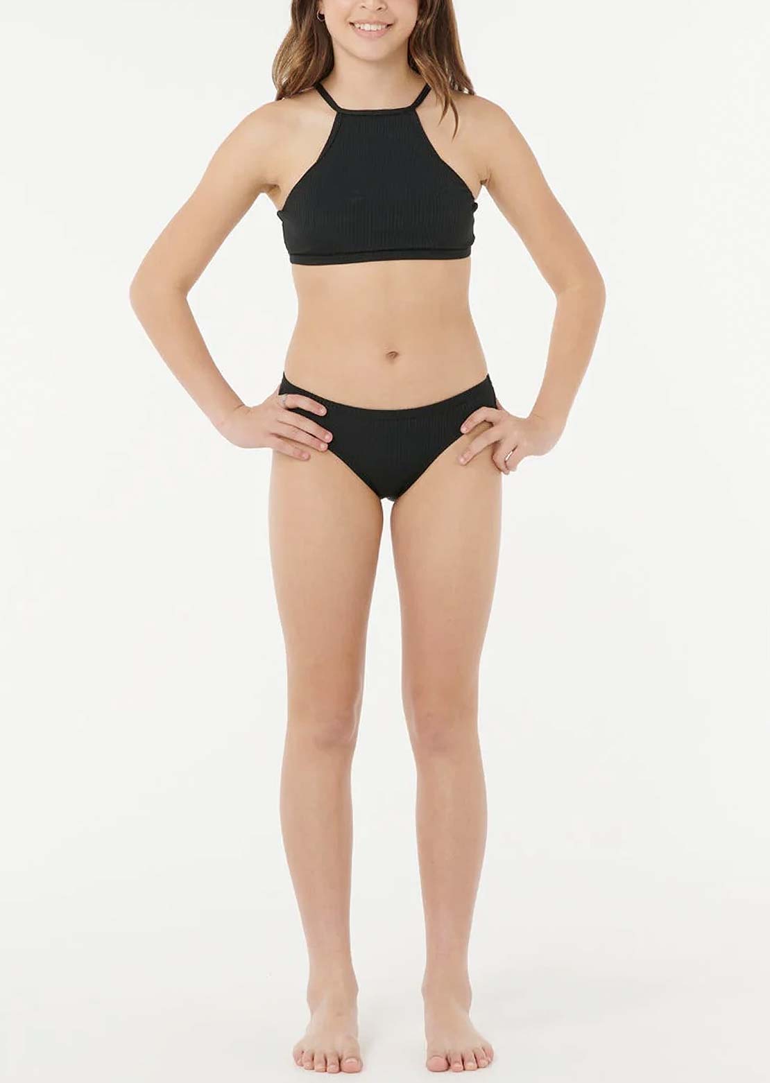 Rip Curl Junior Premium Rib 2.0 Bikini Black