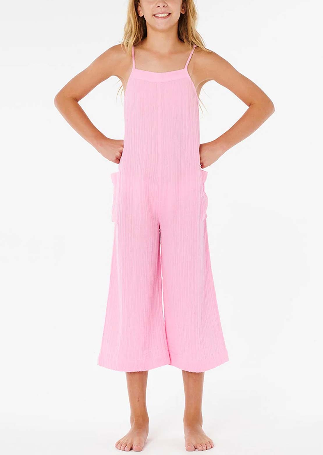 Rip Curl Junior Premium Surf Jumpsuit Bright Pink