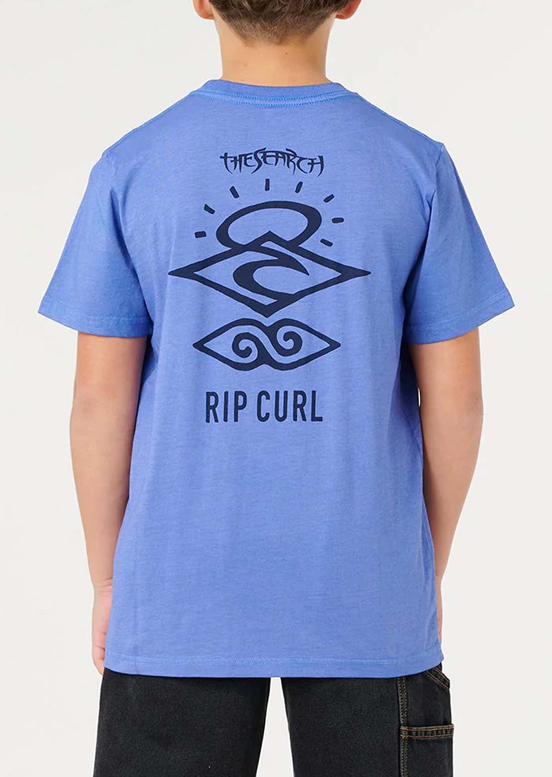 Rip Curl Junior Search Icon T-Shirt Blue Haze
