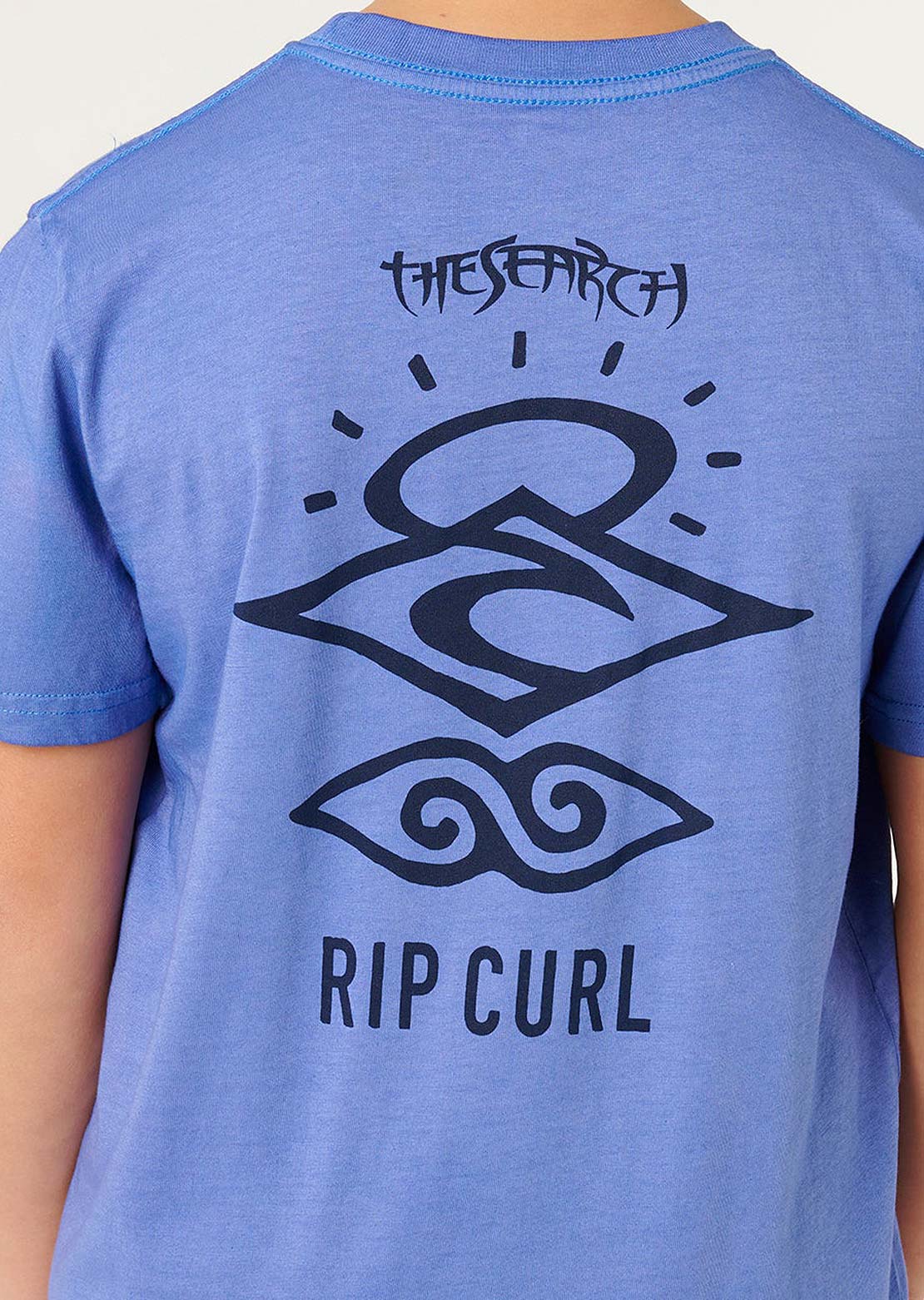 Rip Curl Junior Search Icon T-Shirt Blue Haze