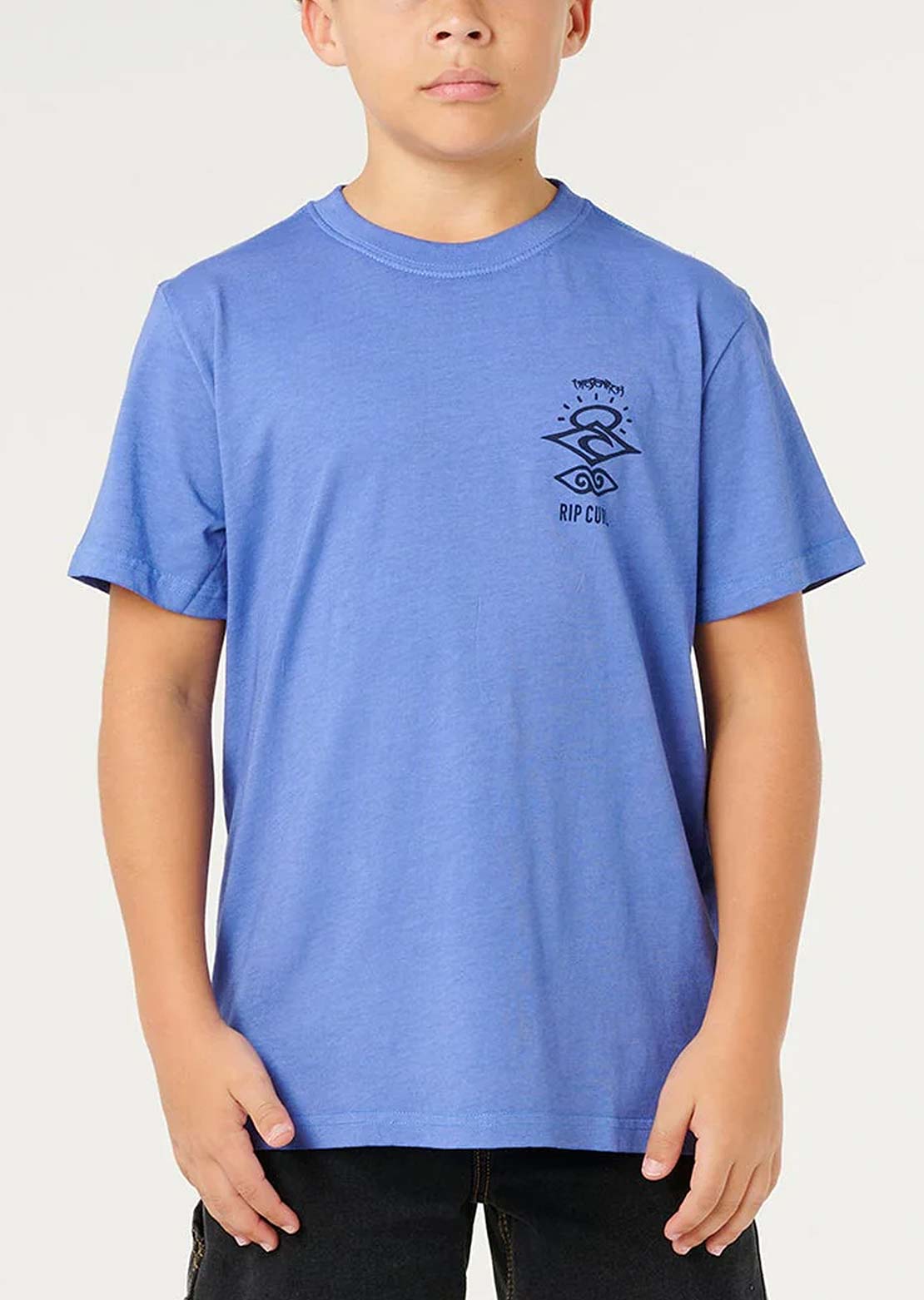 Rip Curl Junior Search Icon T-Shirt Blue Haze