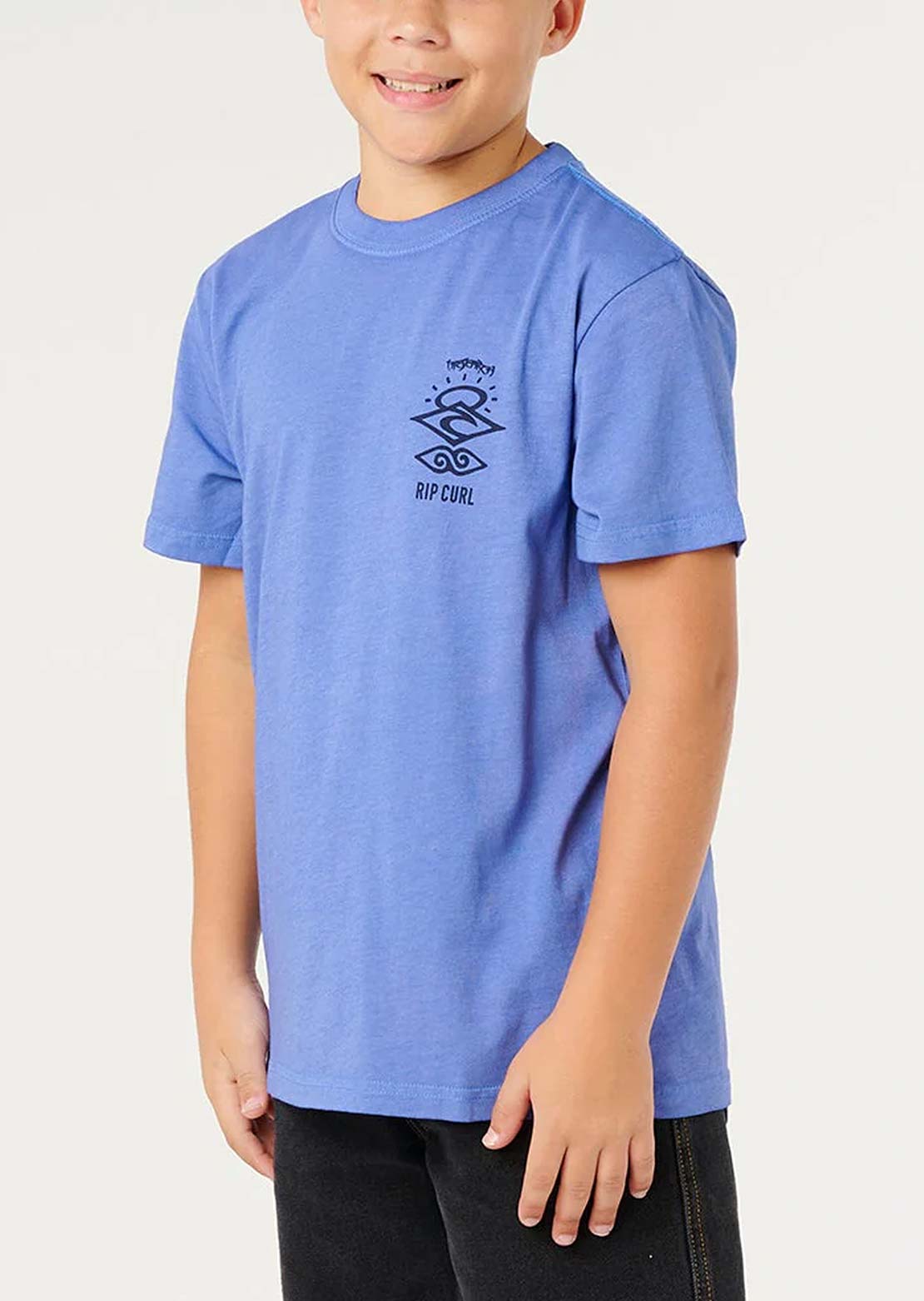 Rip Curl Junior Search Icon T-Shirt Blue Haze