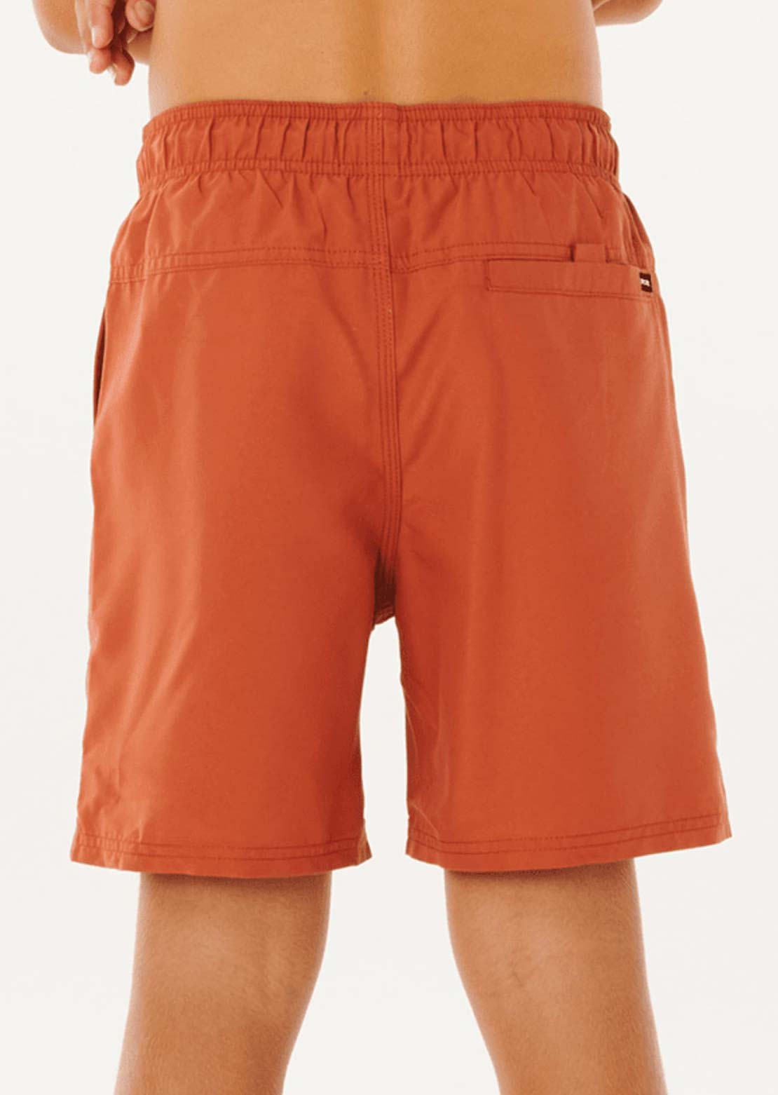 Rip Curl Junior Streamline Offset Volley Shorts Baked Clay