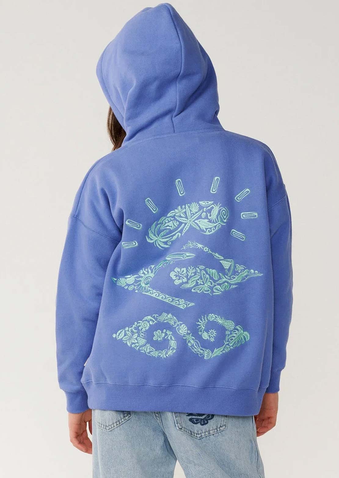 Rip Curl Junior Sunkissed Search Hood Ocean