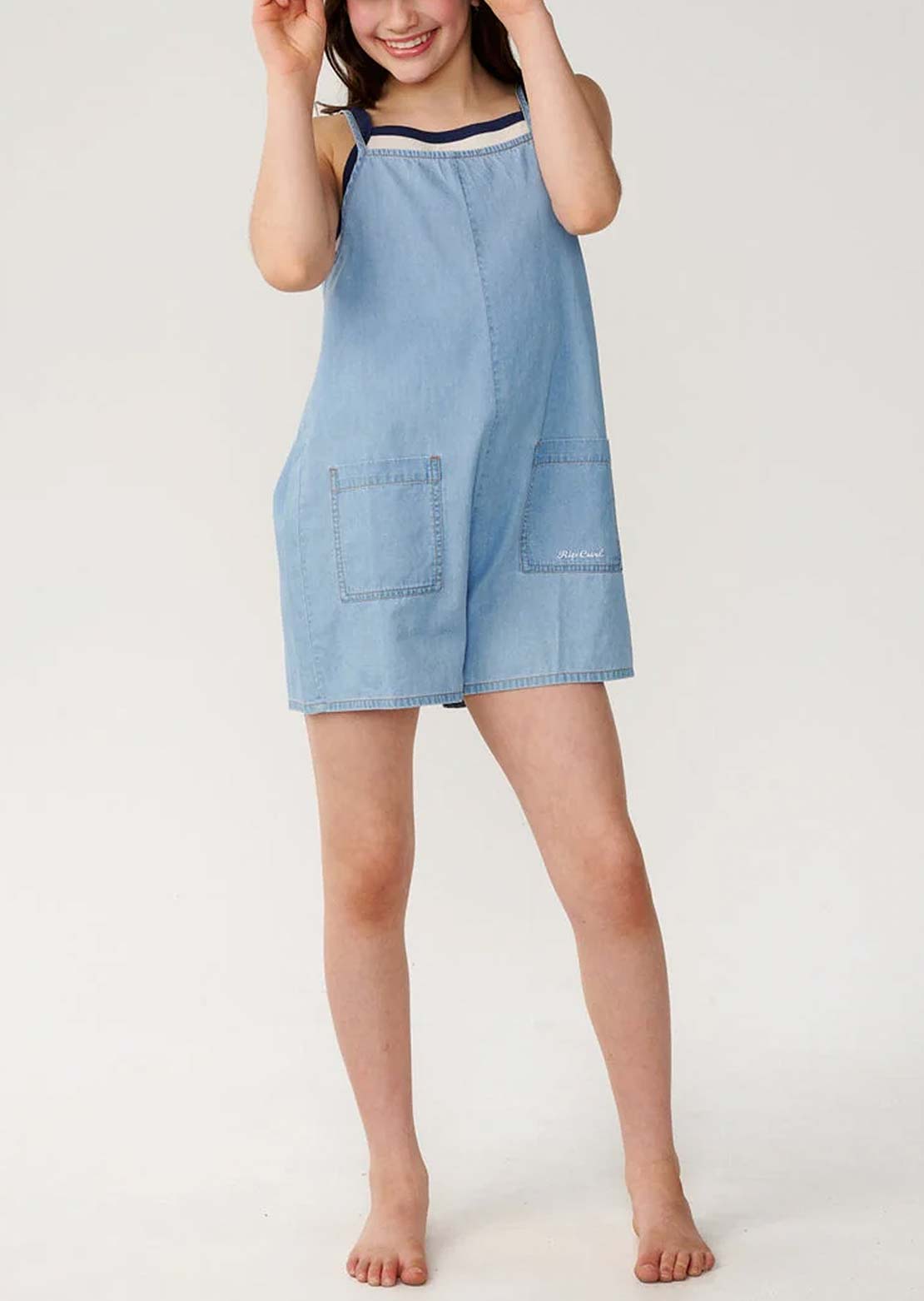 Rip Curl Junior Sunshine Squad Romper Washed Blue