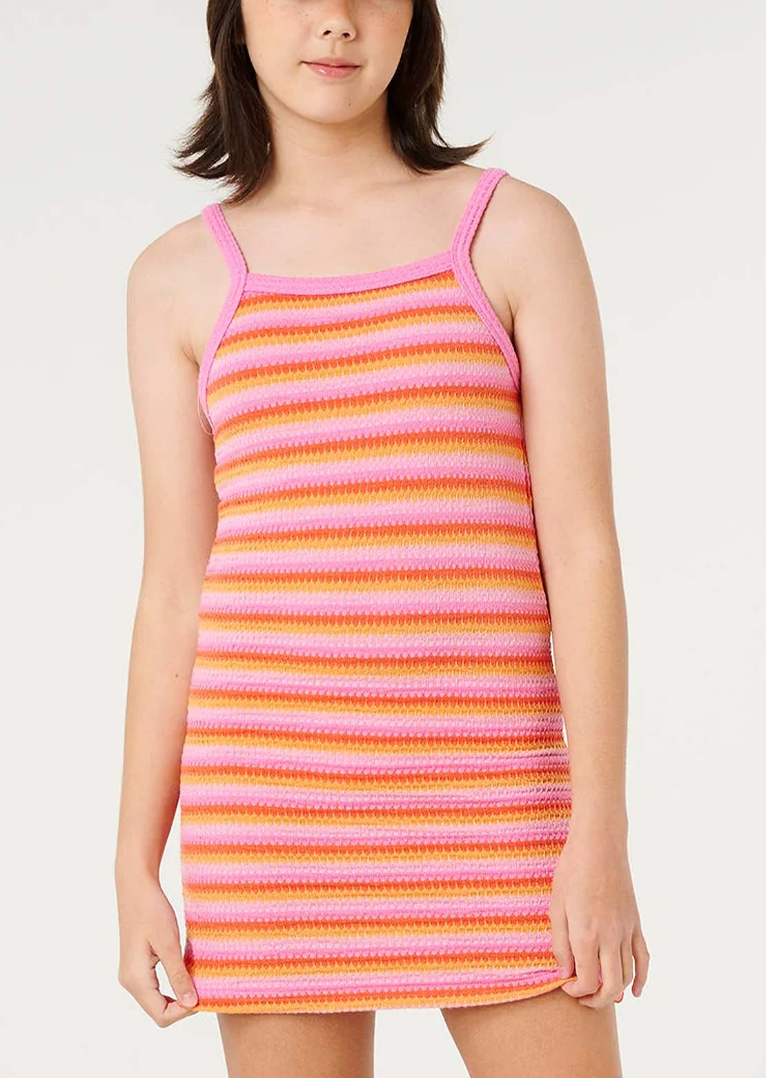 Rip Curl Junior Tropical Dawn Bobbi Dress Tangerine