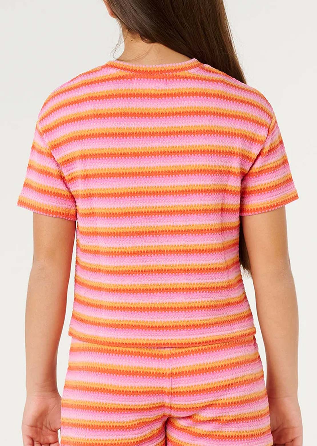 Rip Curl Junior Tropical Dawn Bobbi T-Shirt Tangerine