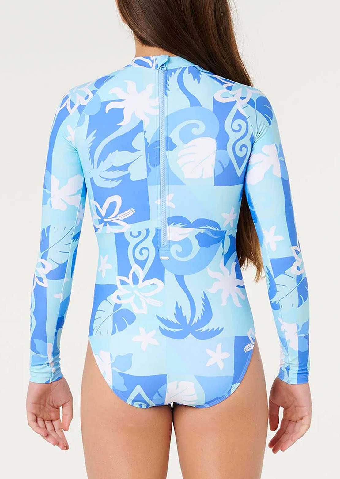 Rip Curl Junior Tropical Dawn Long Sleeve Surfsuit Blue Lagoon