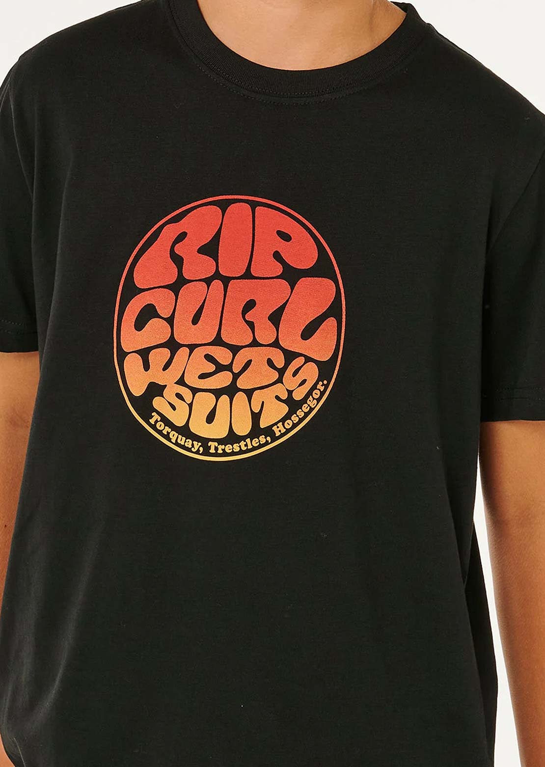 Rip Curl Junior Wettie Passage Icon T-Shirt Black