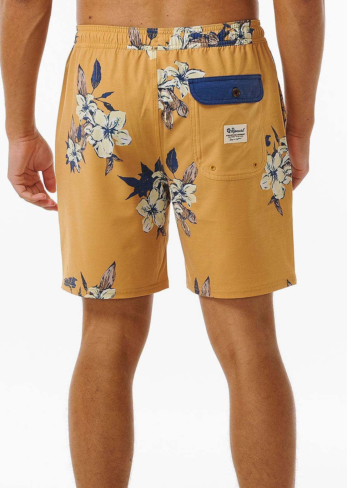 Rip Curl Men's Aloha Hotel Volley Boardshorts Mustard Gold