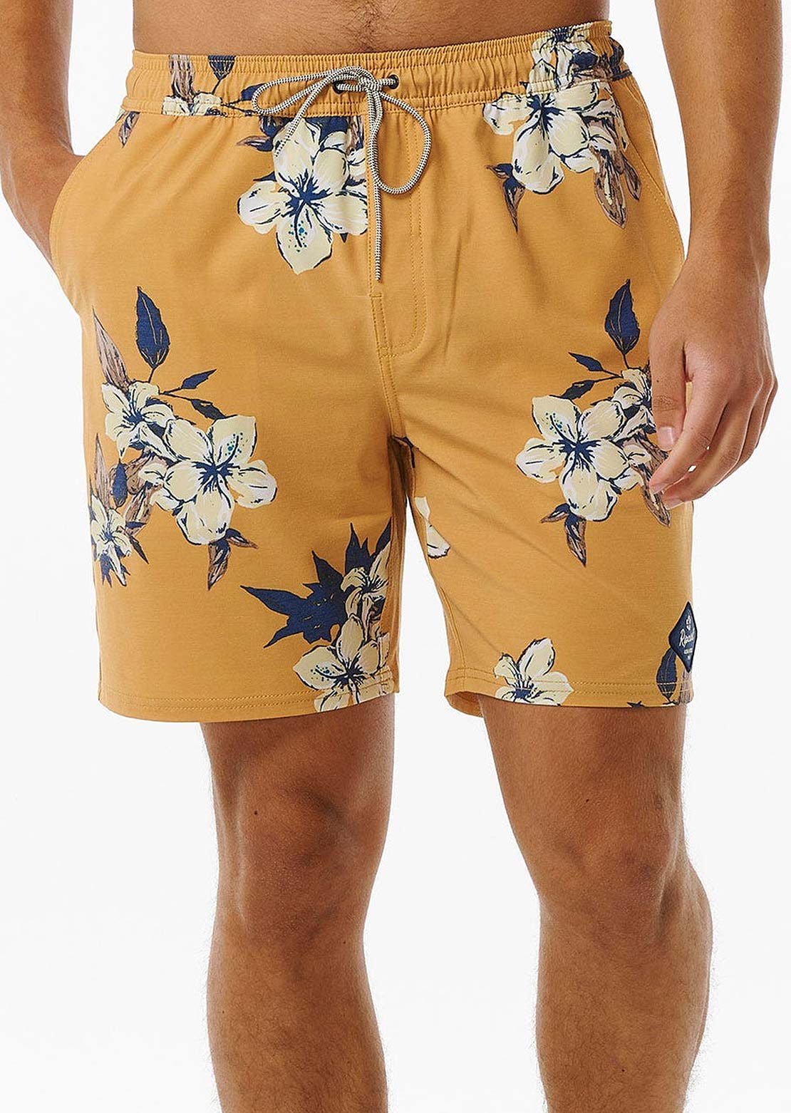 Rip Curl Men's Aloha Hotel Volley Boardshorts Mustard Gold