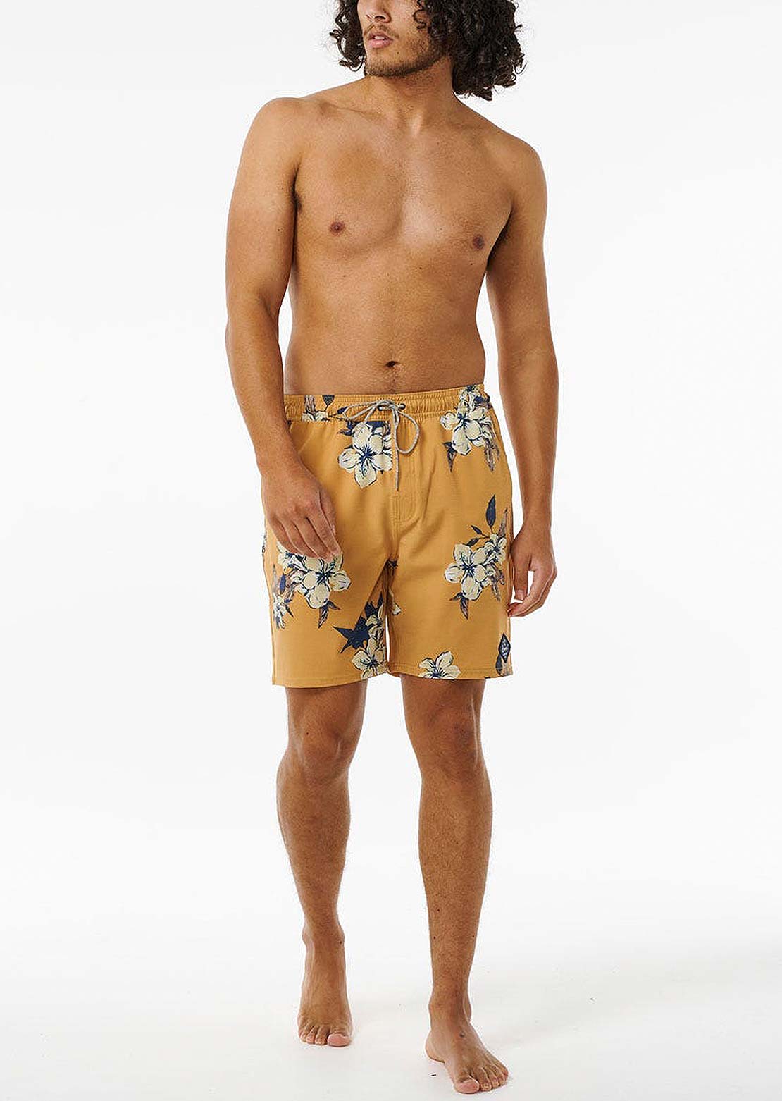 Rip Curl Men's Aloha Hotel Volley Boardshorts Mustard Gold