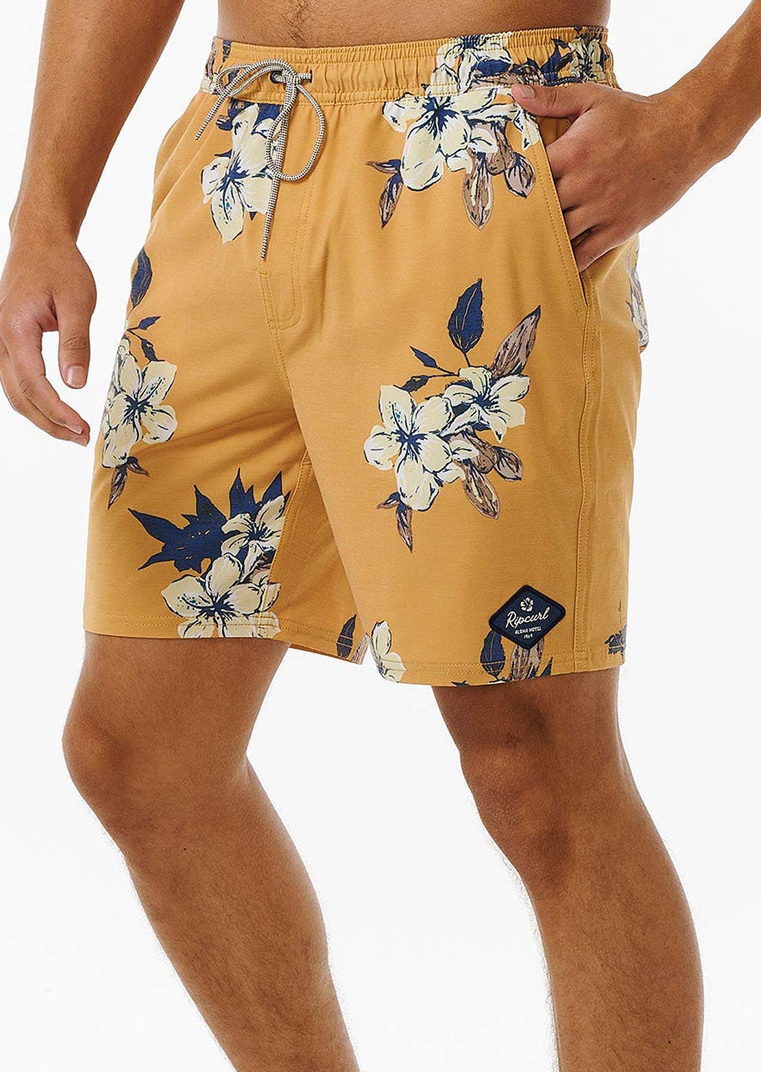 Rip Curl Men's Aloha Hotel Volley Boardshorts Mustard Gold
