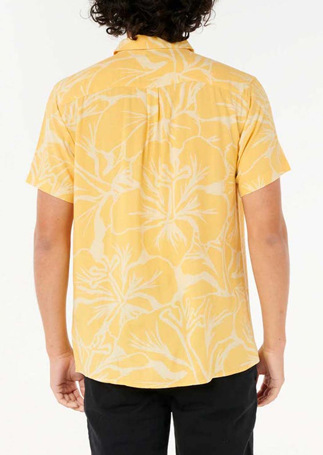 Rip Curl Men's Aots Cody Welsh Button Up Shirts mandarin Zest
