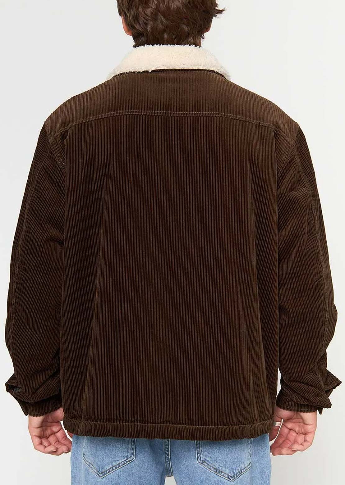 Rip Curl Men's Bells Sherpa Jacket Coffee
