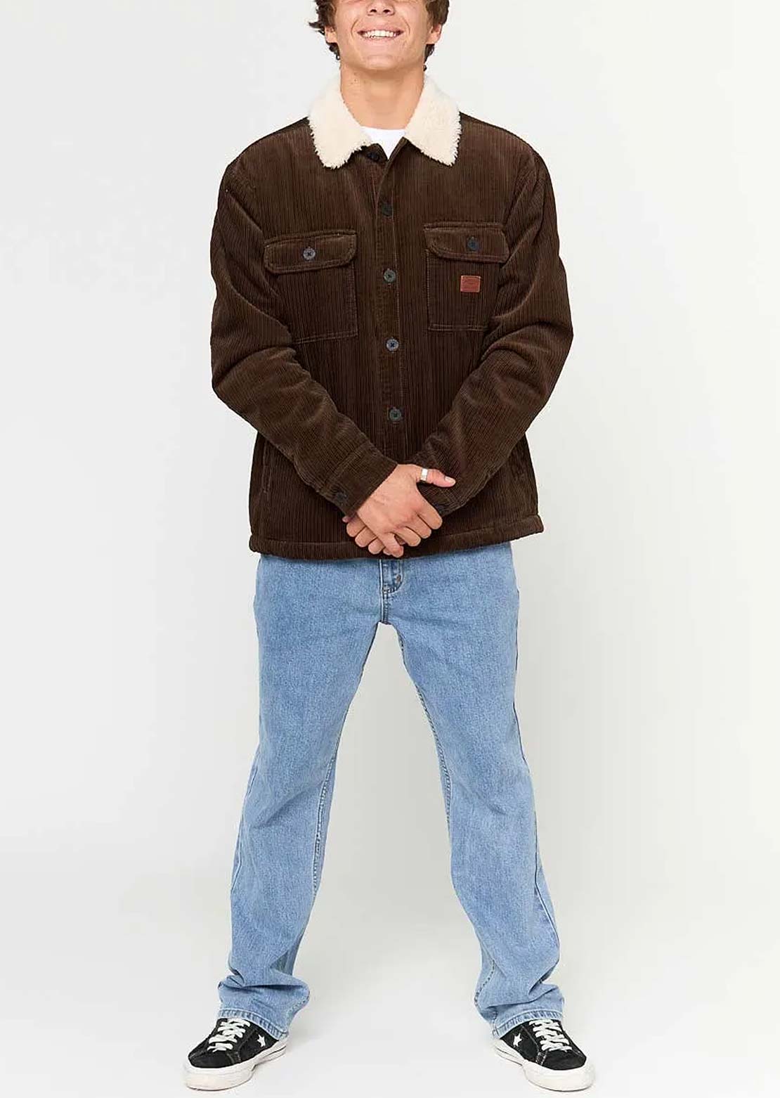 Rip Curl Men's Bells Sherpa Jacket Coffee