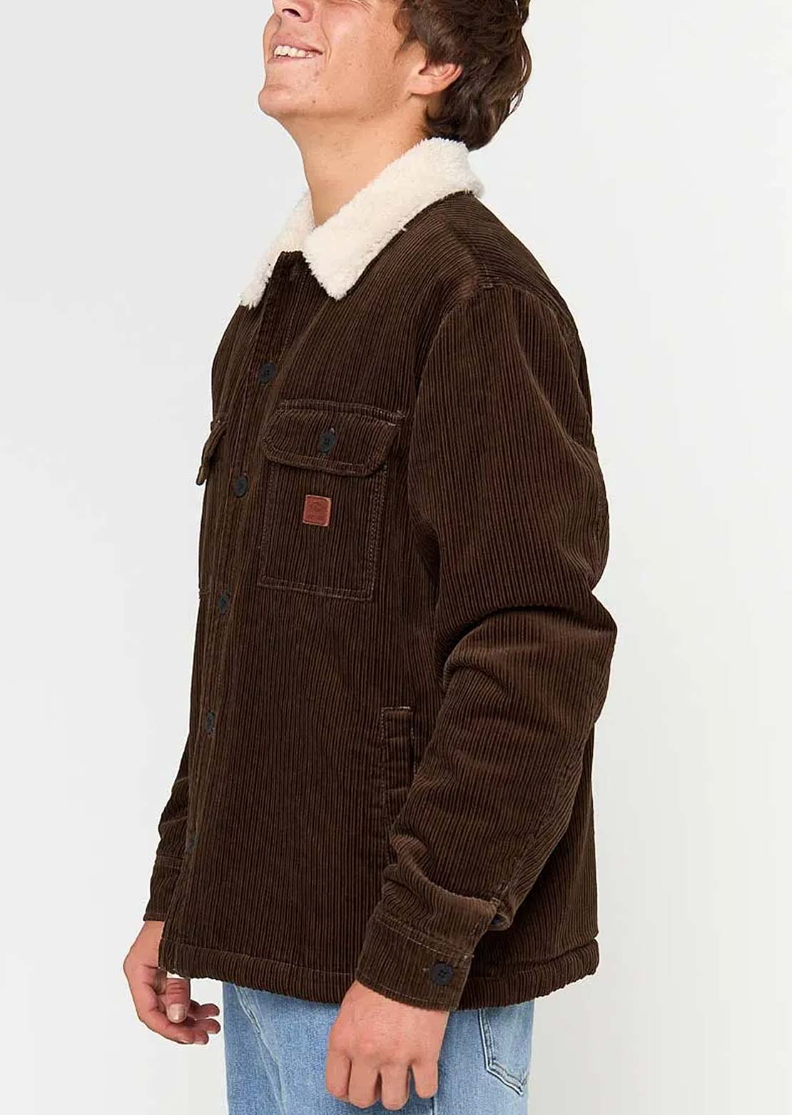 Rip Curl Men's Bells Sherpa Jacket Coffee